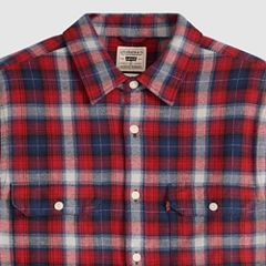 Jackson Relaxed Corduroy Worker — Jino Plaid Naval Academy - Multi-Color 6