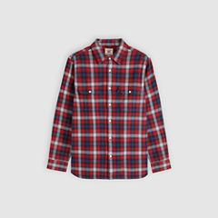 Jackson Relaxed Corduroy Worker — Jino Plaid Naval Academy - Multi-Color 5