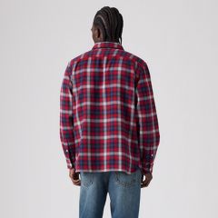 Jackson Relaxed Corduroy Worker — Jino Plaid Naval Academy - Multi-Color 4