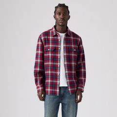Jackson Relaxed Corduroy Worker — Jino Plaid Naval Academy - Multi-Color 3