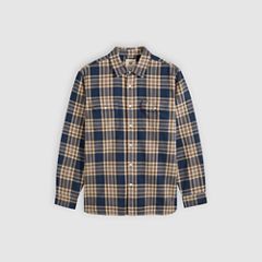 Jackson Relaxed Corduroy Worker — Bryn Plaid Sargasso Sea - Multi Colour 5