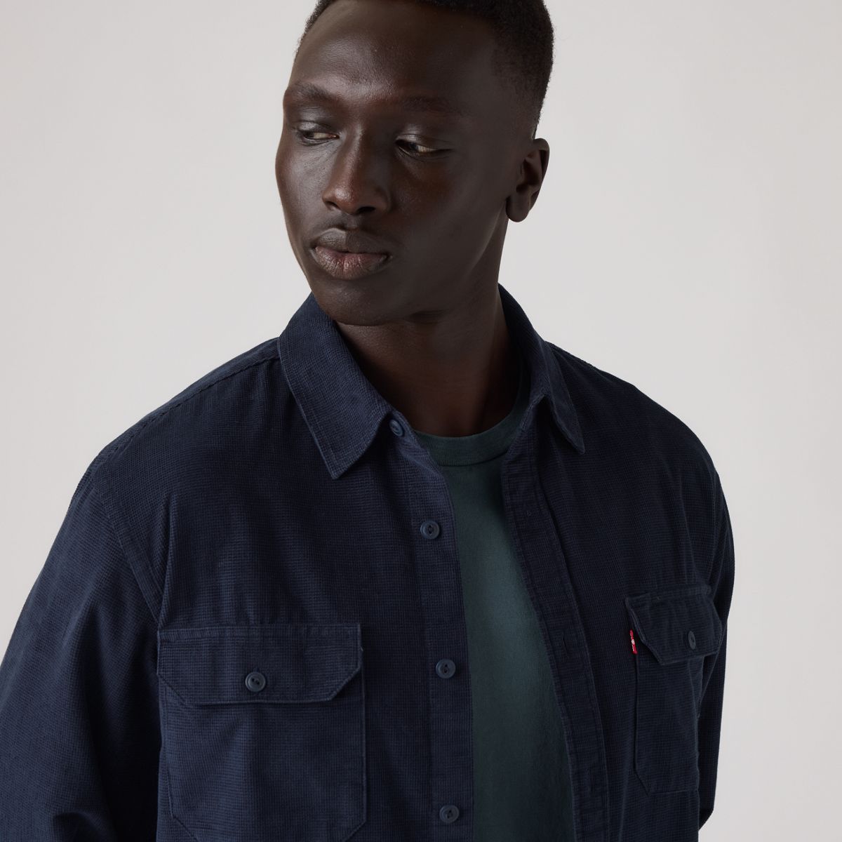 Jackson Relaxed Corduroy Worker — Nightfall Navy - Blue