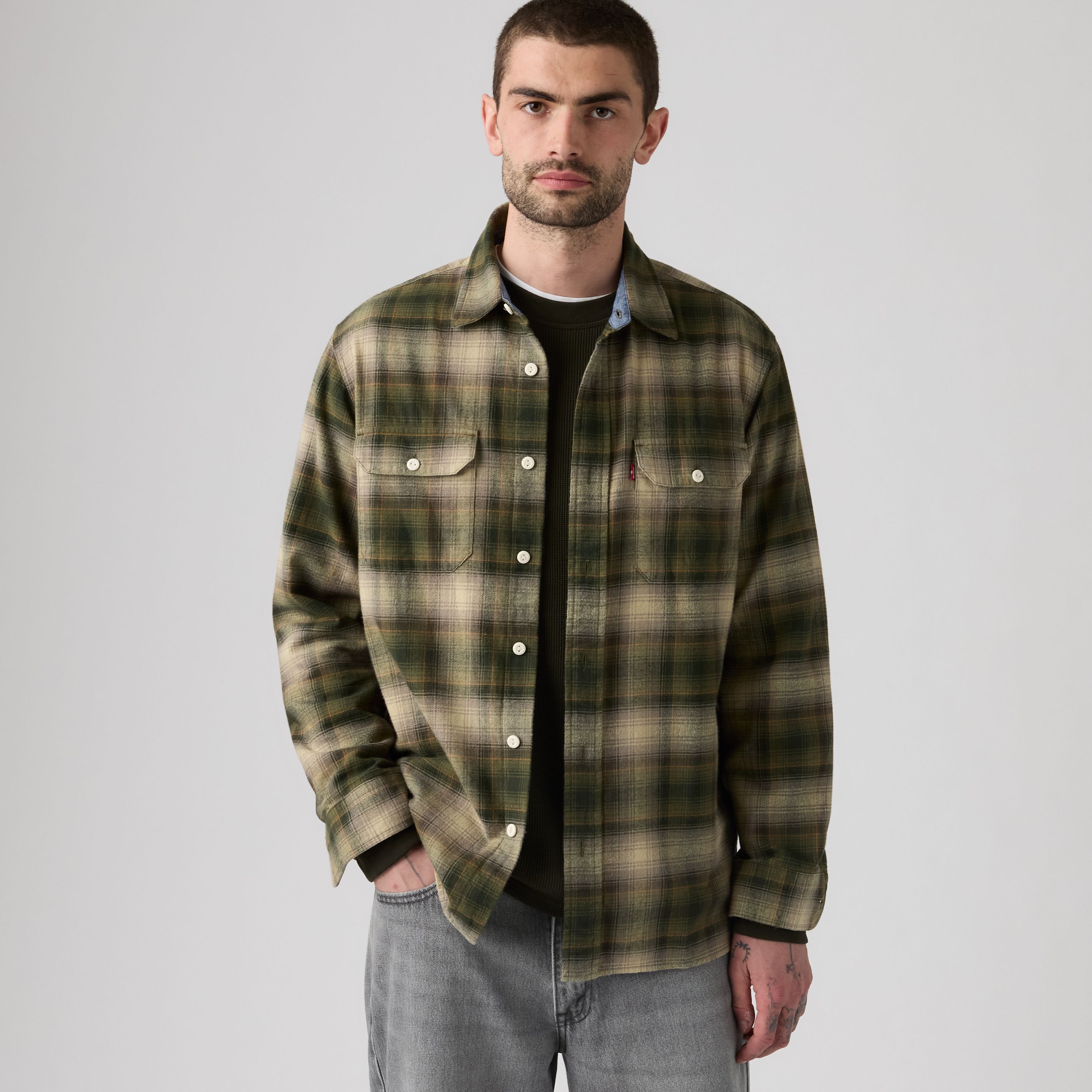 Classic Relaxed Flannel Worker 1
