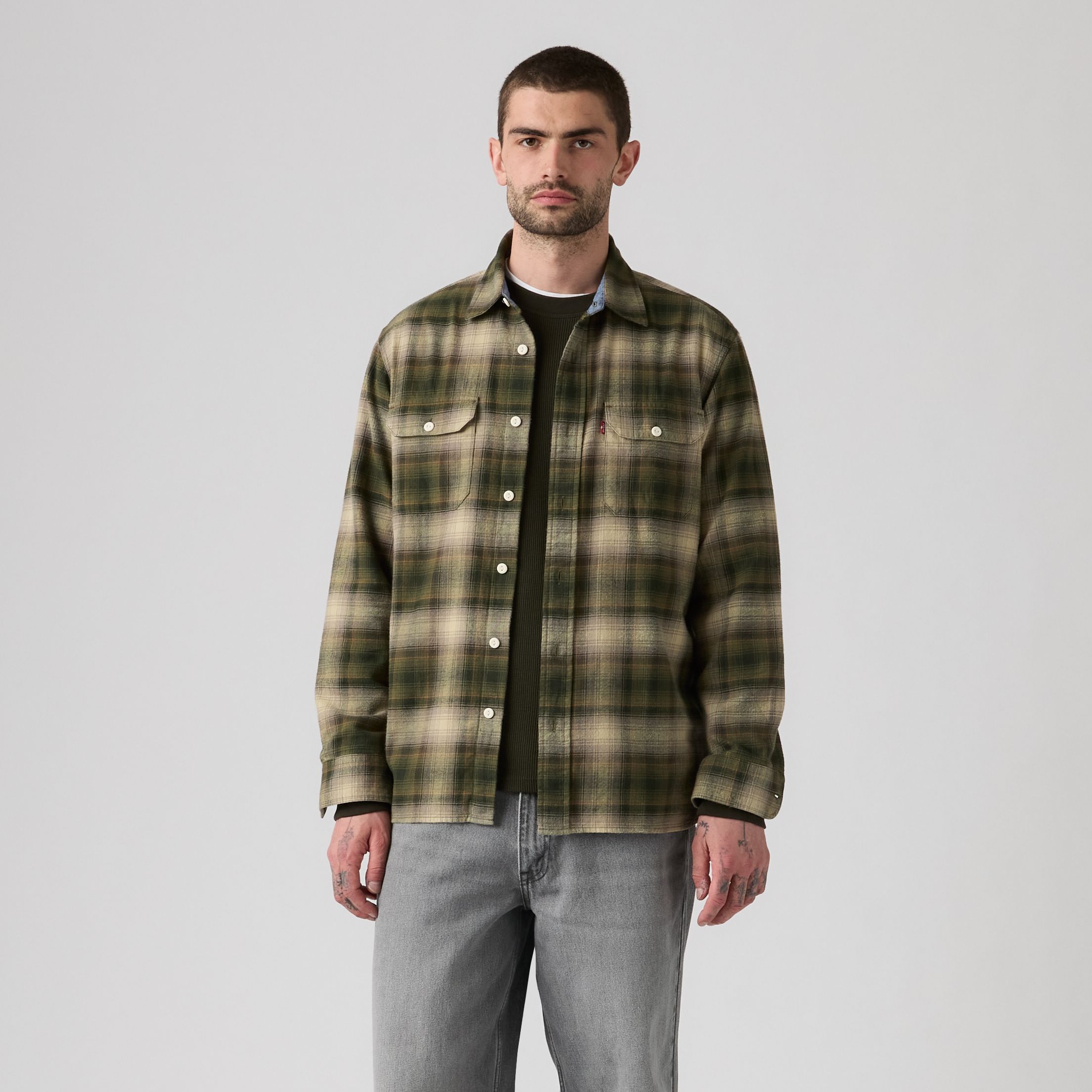 Classic Relaxed Flannel Worker 1
