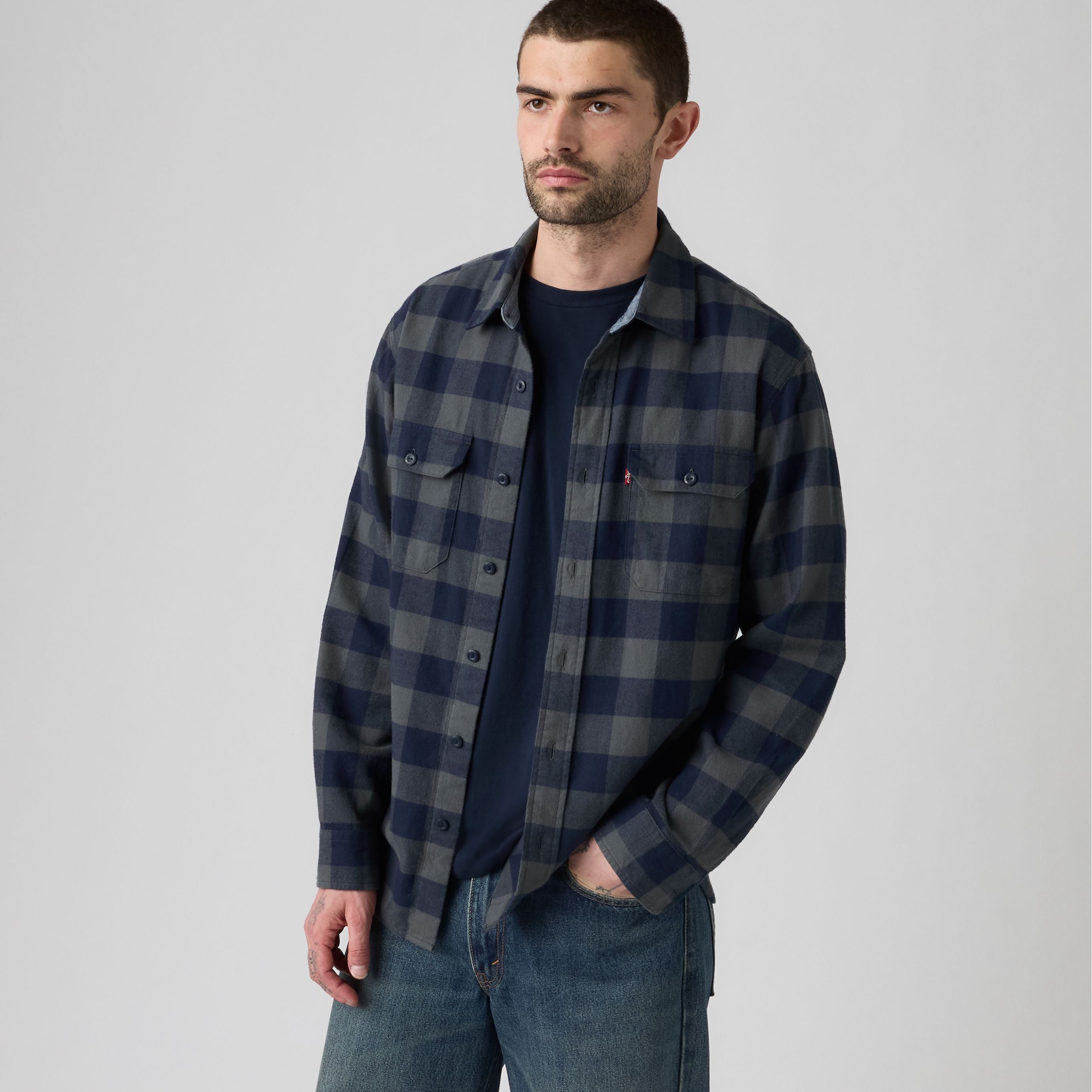 Classic Relaxed Flannel Worker 1