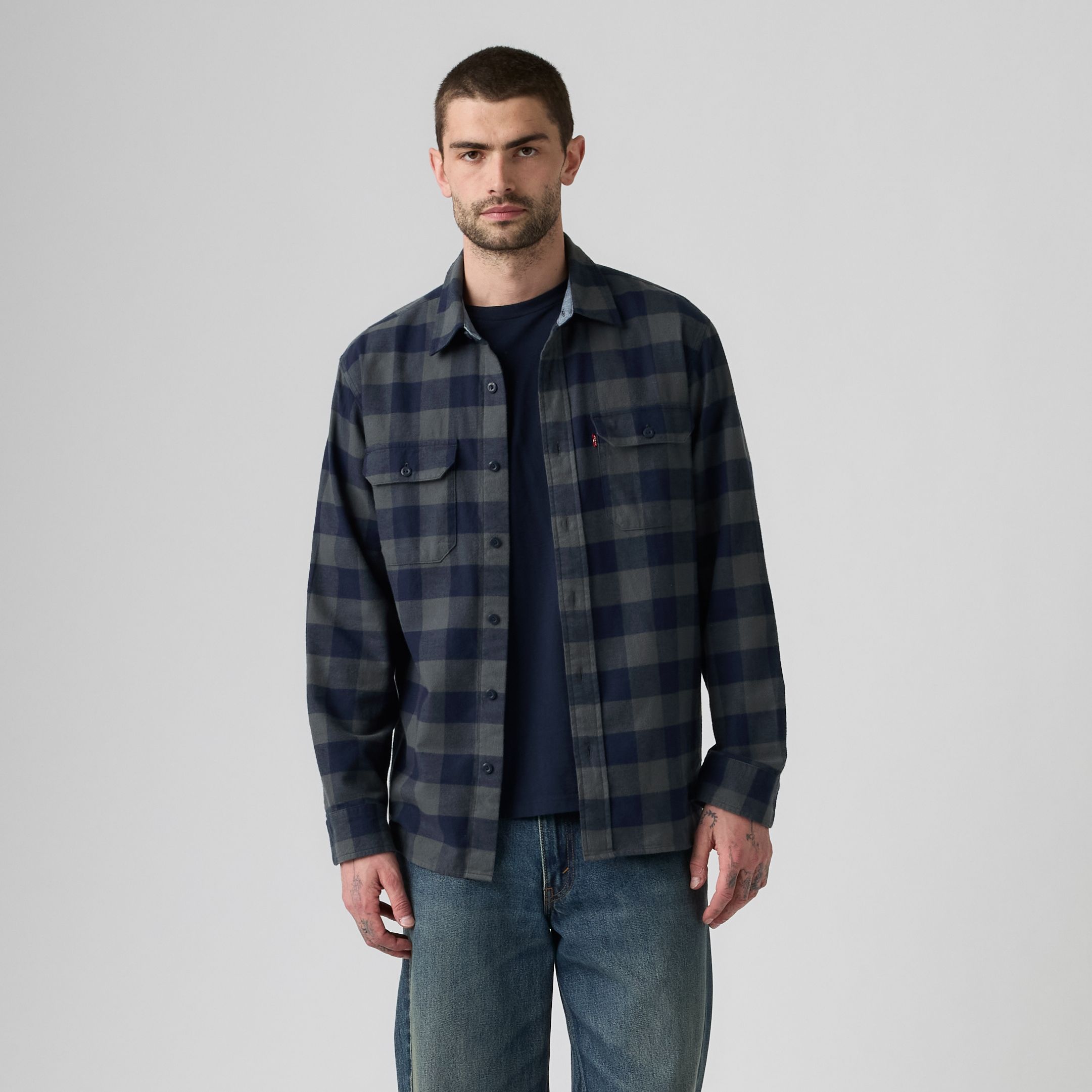 Classic Relaxed Flannel Worker 1