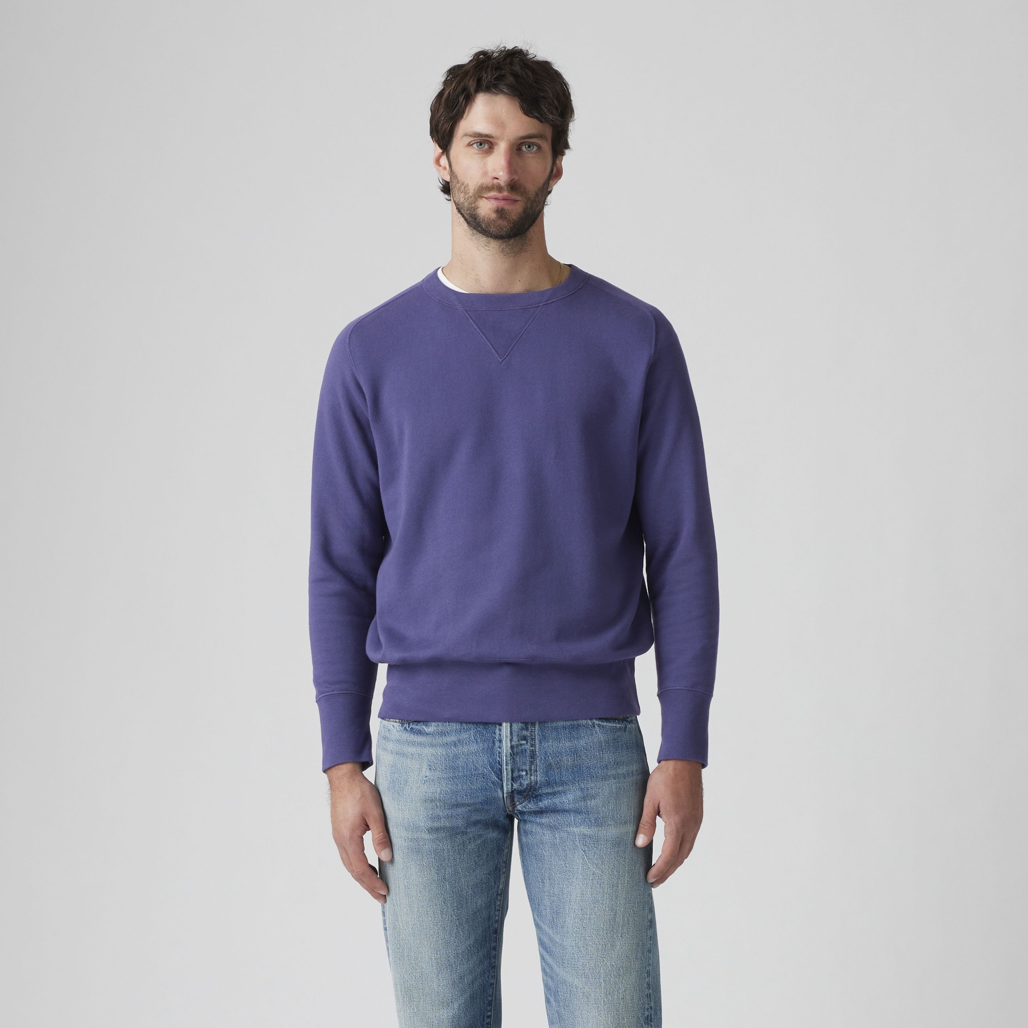Levi's BAY MEADOWS クルーネックスウェット L Bay Meadows Sweatshirt - Blue | Levi's® US