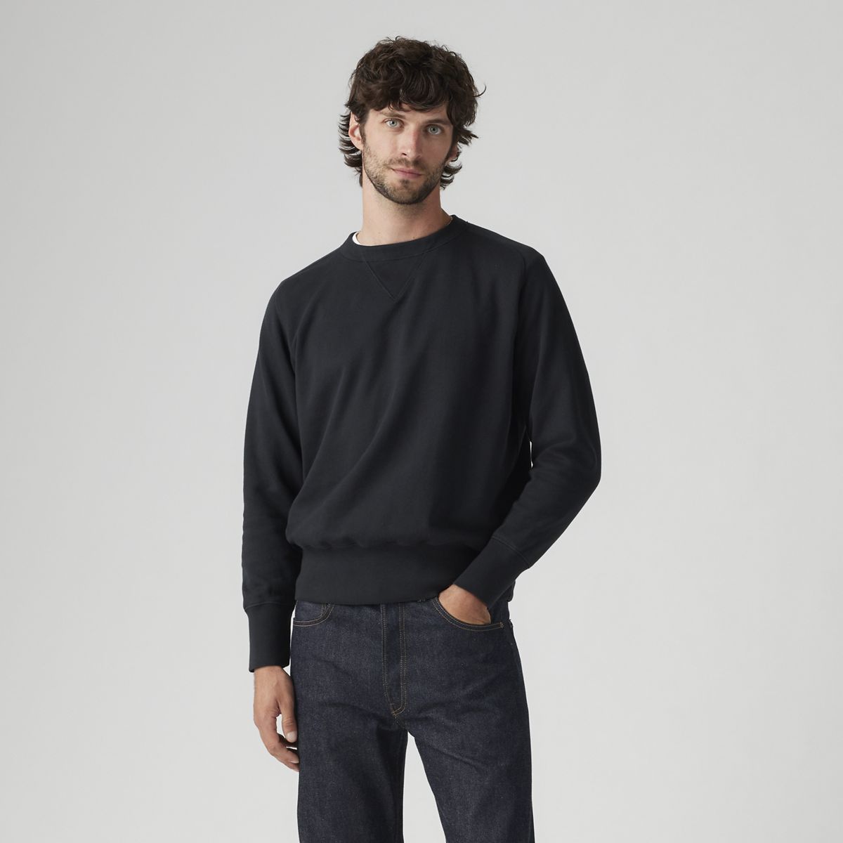 Bay Meadows Sweatshirt — Jet Black - Black