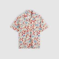 Short Sleeve Classic Camper Lightweight Shirt — Surya Paisley - Multi Colour 5