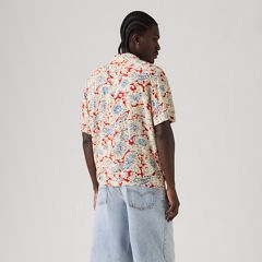 Short Sleeve Classic Camper Lightweight Shirt — Surya Paisley - Multi Colour 4