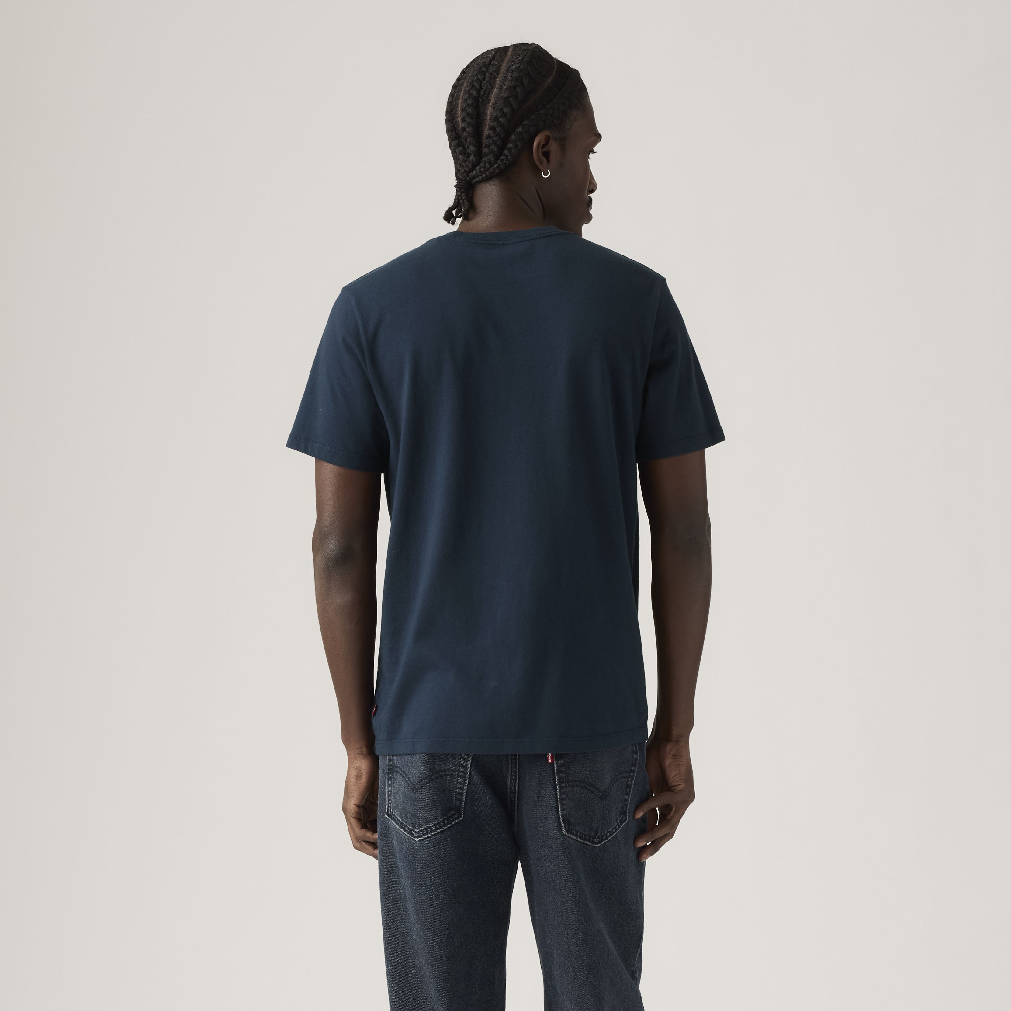 Classic T-shirt met print 3