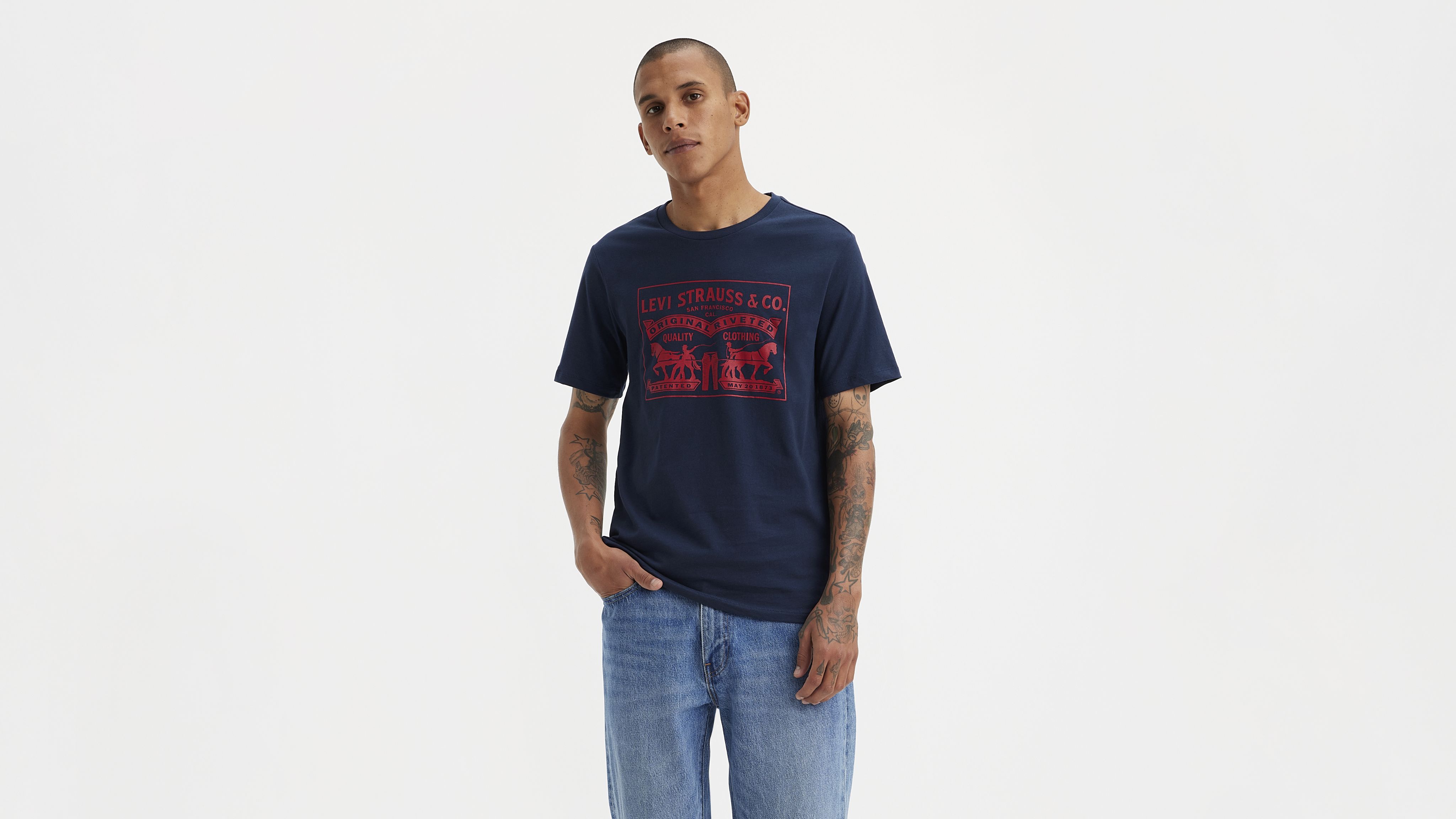 Two-Horse Pull Graphic Tee Shirt 14