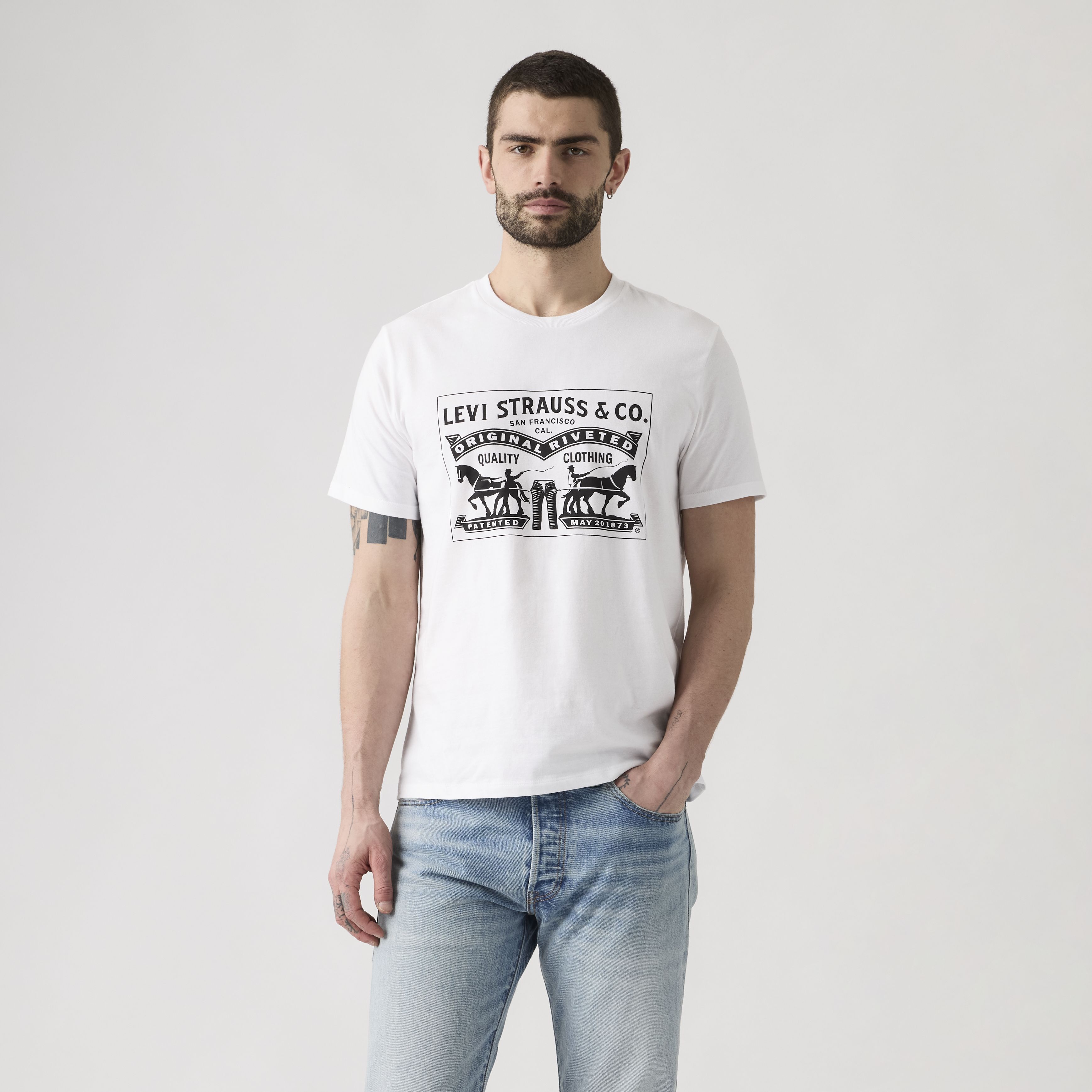 Two-Horse Pull Graphic Tee Shirt 10