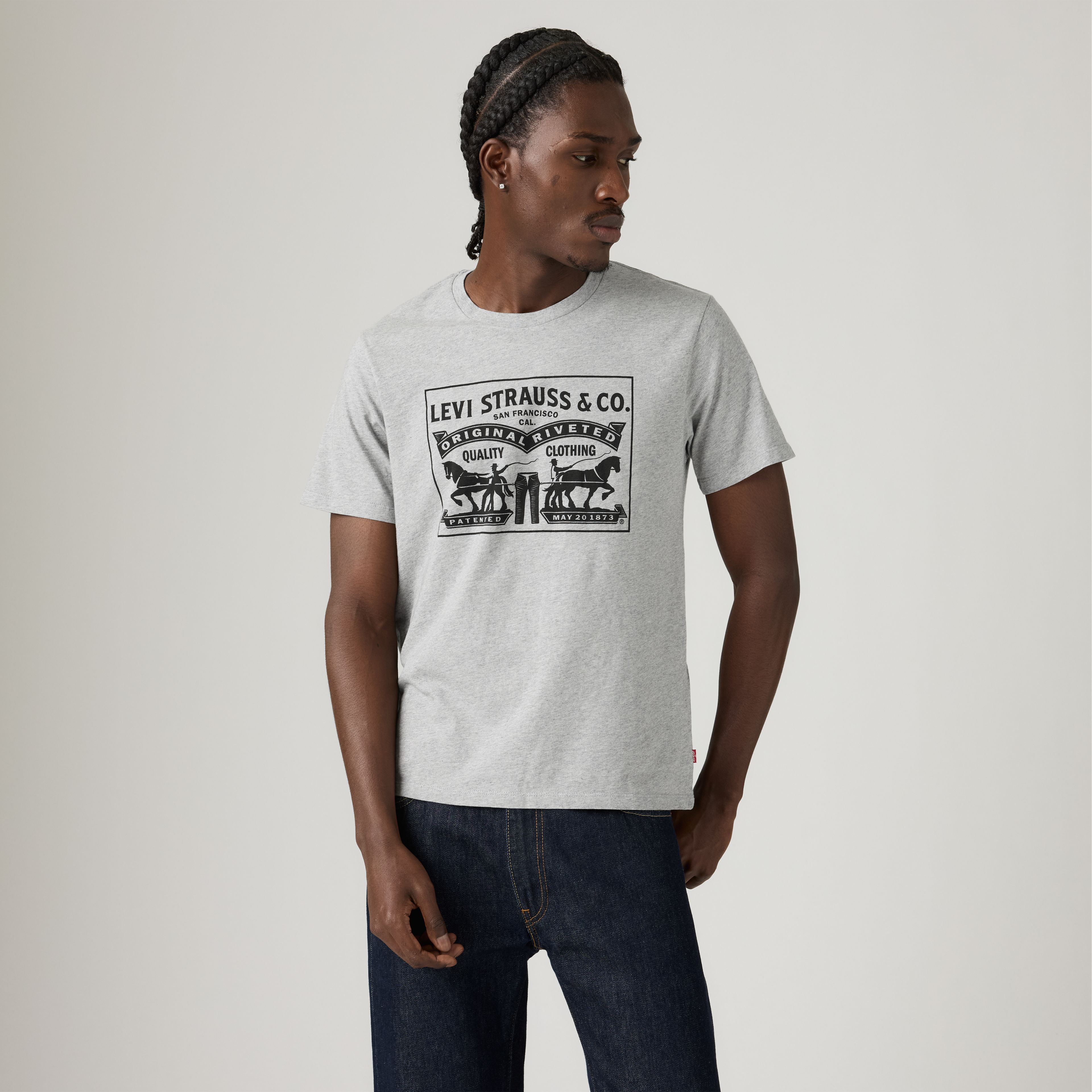 Two Horse Graphic Tee Shirt