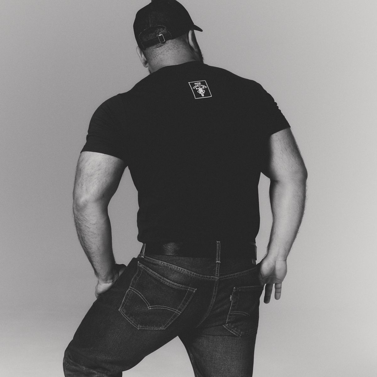 Levi's® Pride Community Tee — Rainbow Moto Club - Black