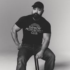 Levi's® Pride Community Tee — Rainbow Moto Club - Black 1