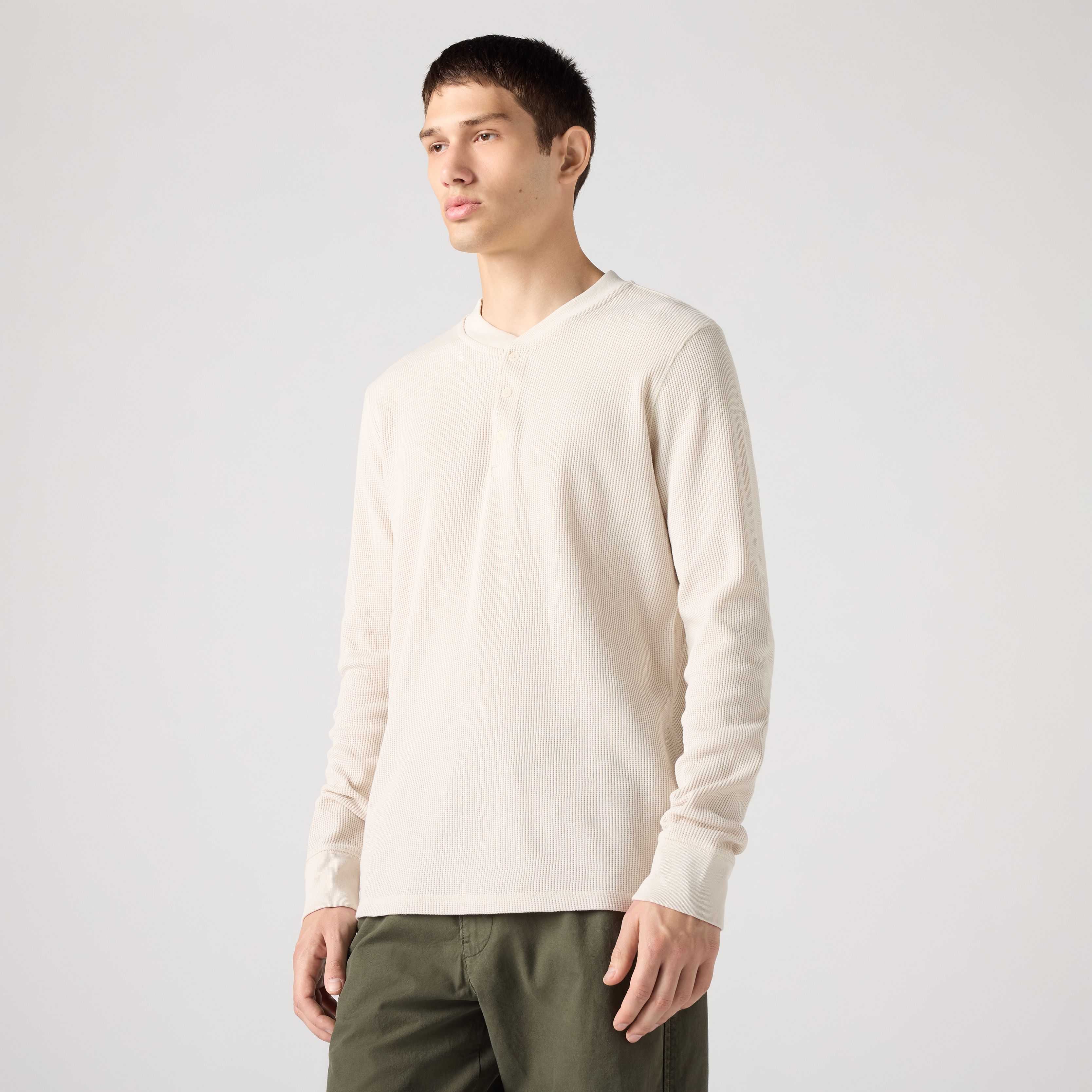 Long Sleeve Thermal Henley 1