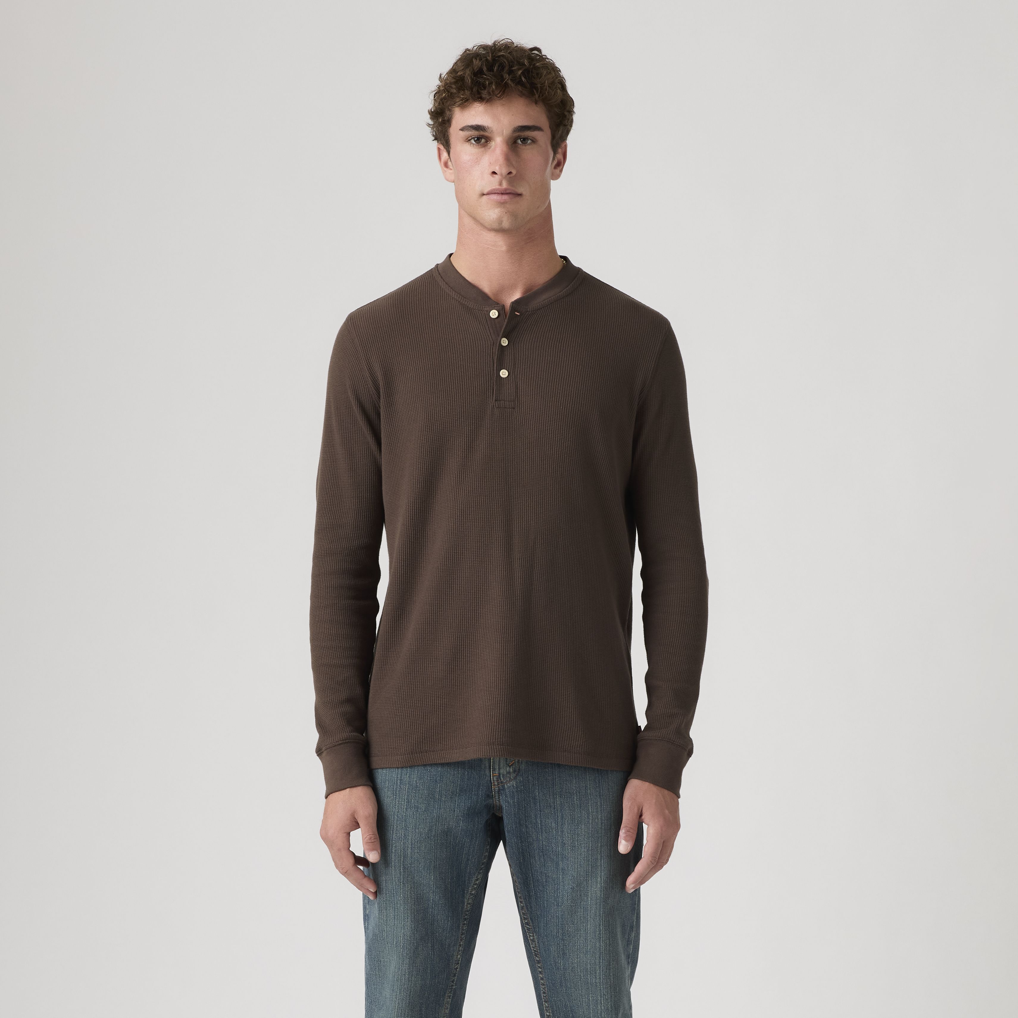 Long Sleeve Thermal Henley 3