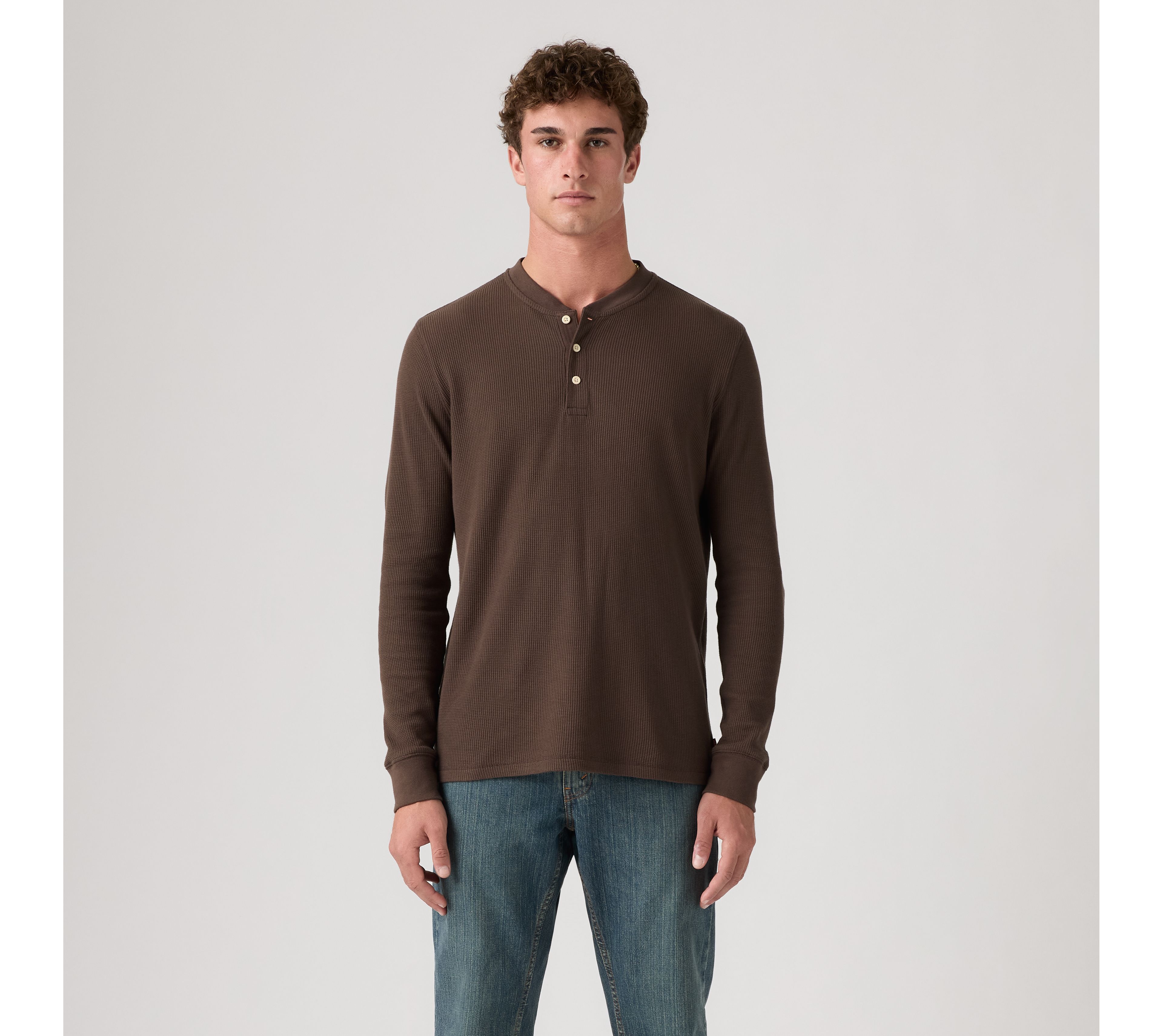 Long Sleeve Thermal Henley