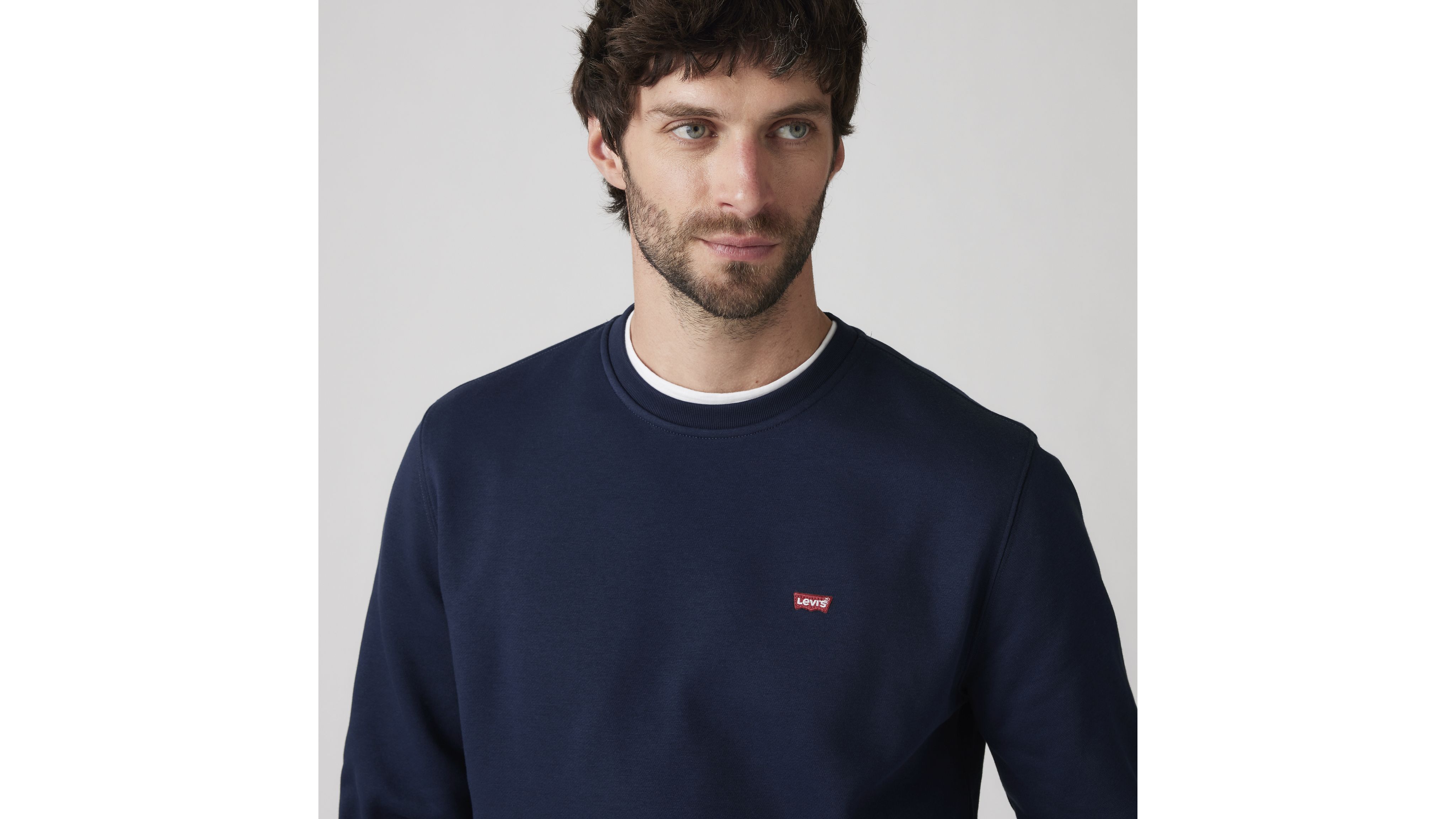 Sweatshirt med rund hals 4