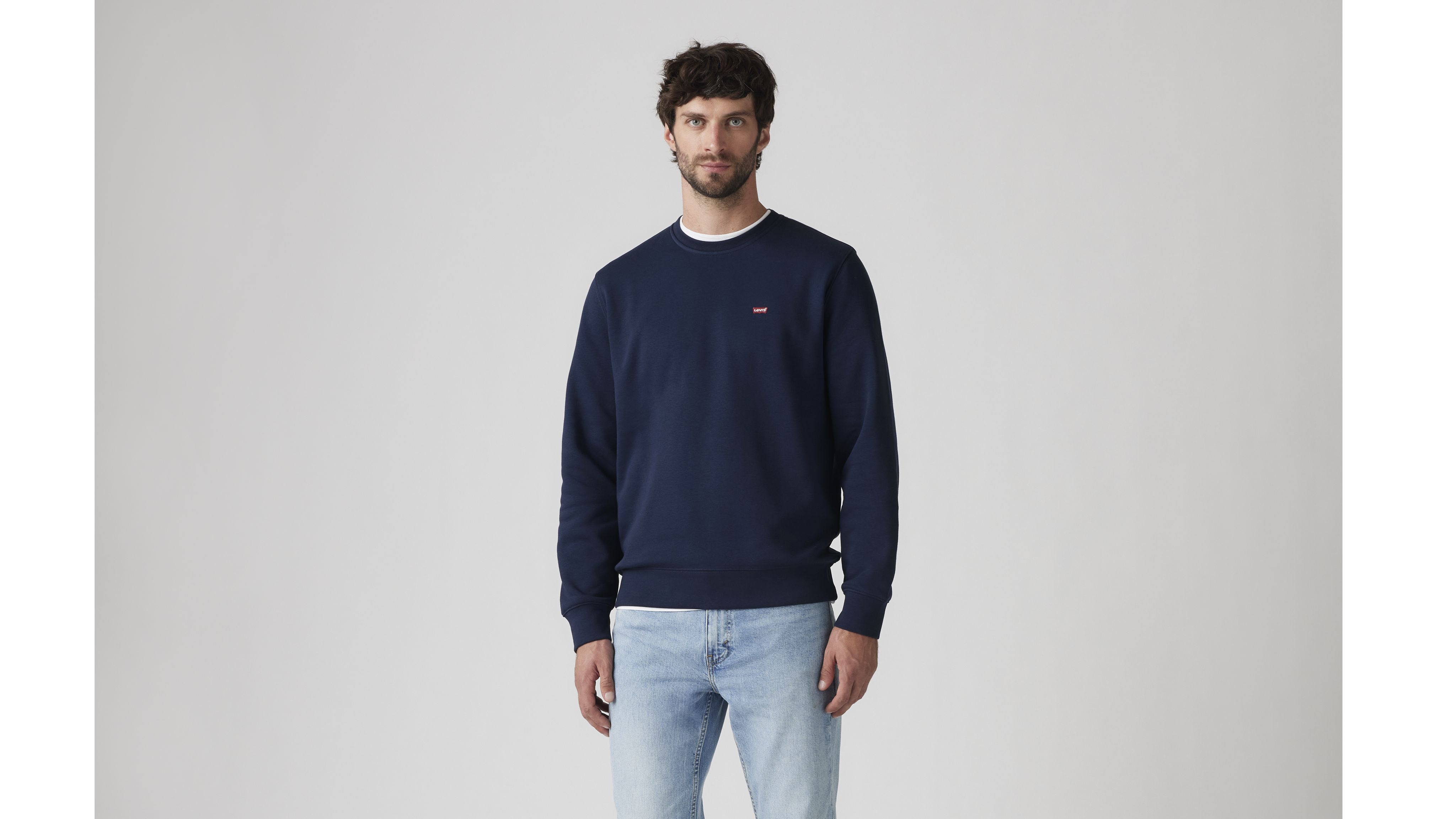 Sweatshirt med rund hals 2