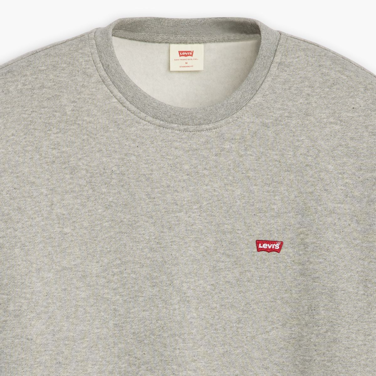 Crew Sweatshirt — Mid Tone Grey Heather - Grey