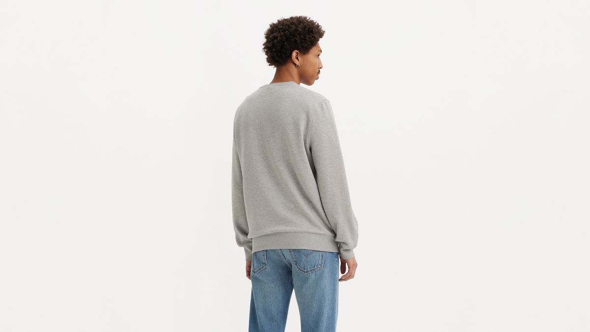 Crew Sweatshirt — Mid Tone Grey Heather - Grey