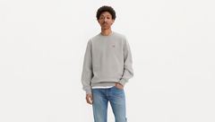 Crew Sweatshirt — Mid Tone Grey Heather - Grey 1