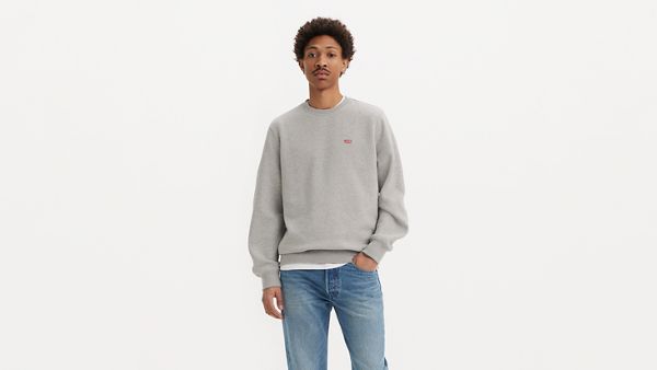 Crew Sweatshirt — Mid Tone Grey Heather - Grey
