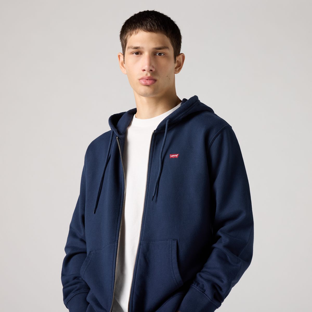 New Original Zip-Up Hoodie — Naval Academy - Blue