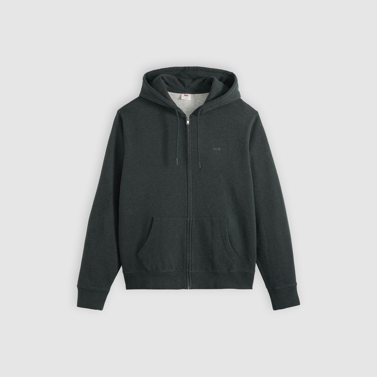 Original Housemark Zip-Up Hoodie — Obsidian Heather - Grey