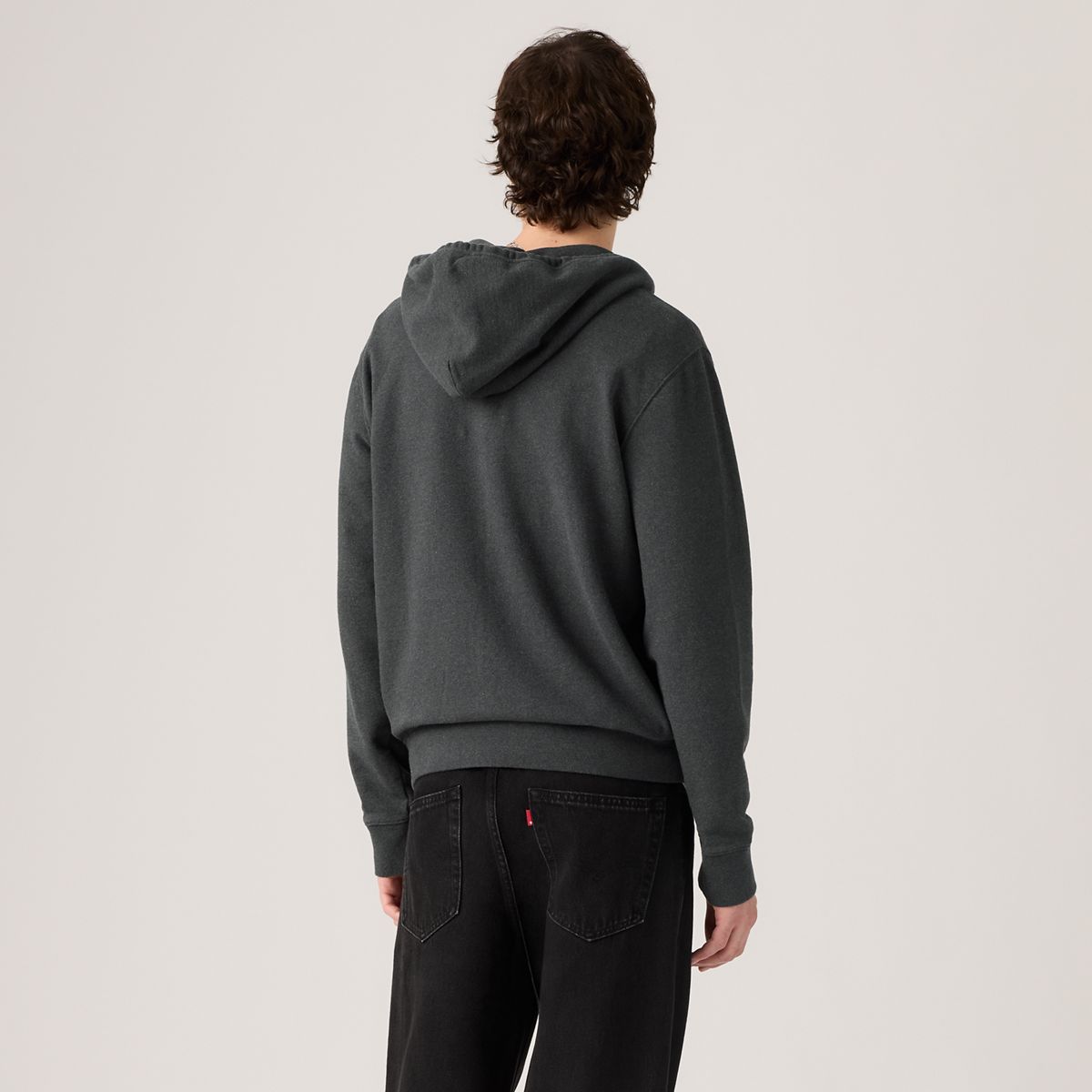 Original Housemark Zip-Up Hoodie — Obsidian Heather - Grey