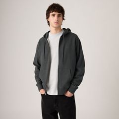 Original Housemark Zip-Up Hoodie — Obsidian Heather - Grey 1