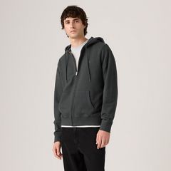 Original Housemark Zip-Up Hoodie — Obsidian Heather - Grey 3