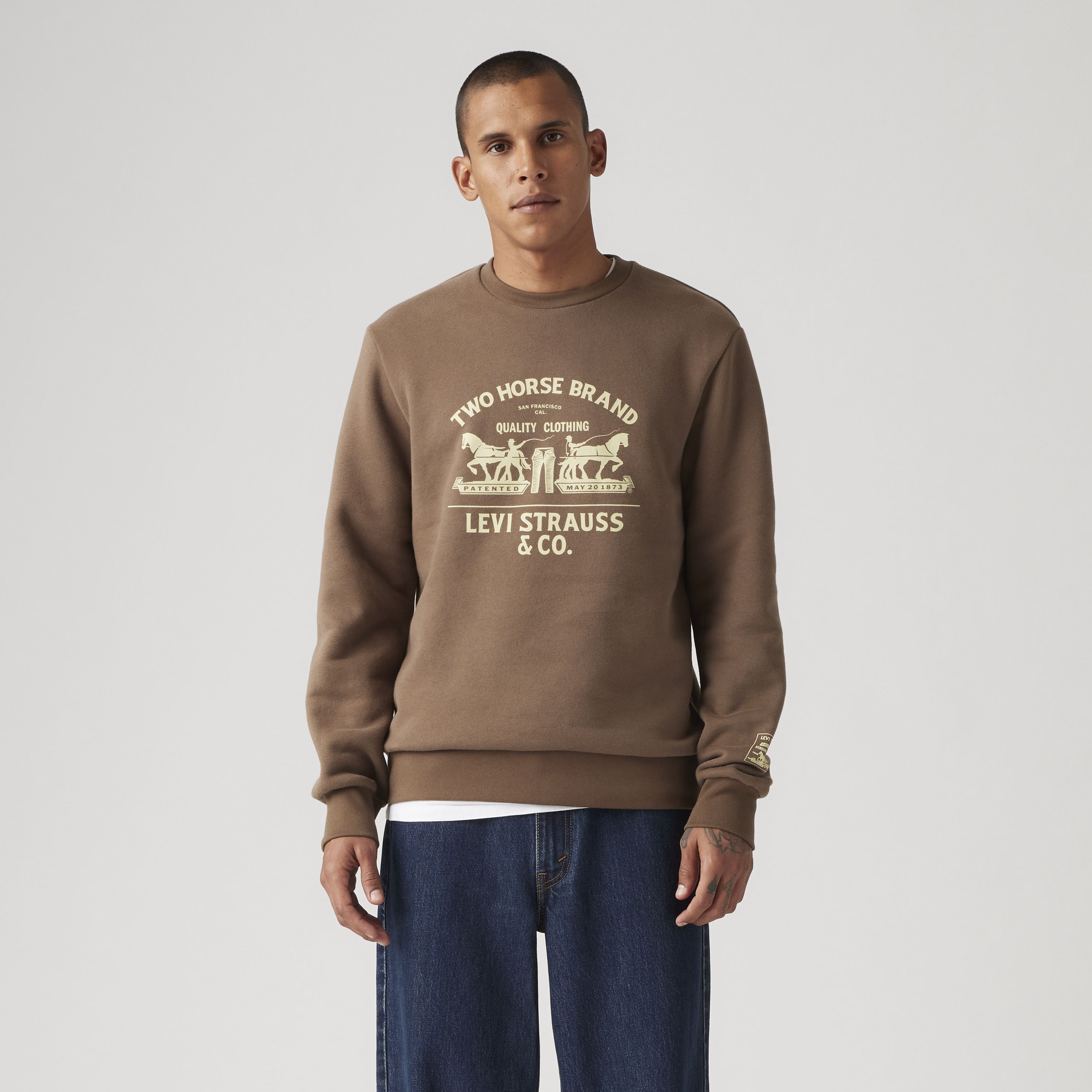 Standard Fit Graphic Crewneck Sweatshirt 13