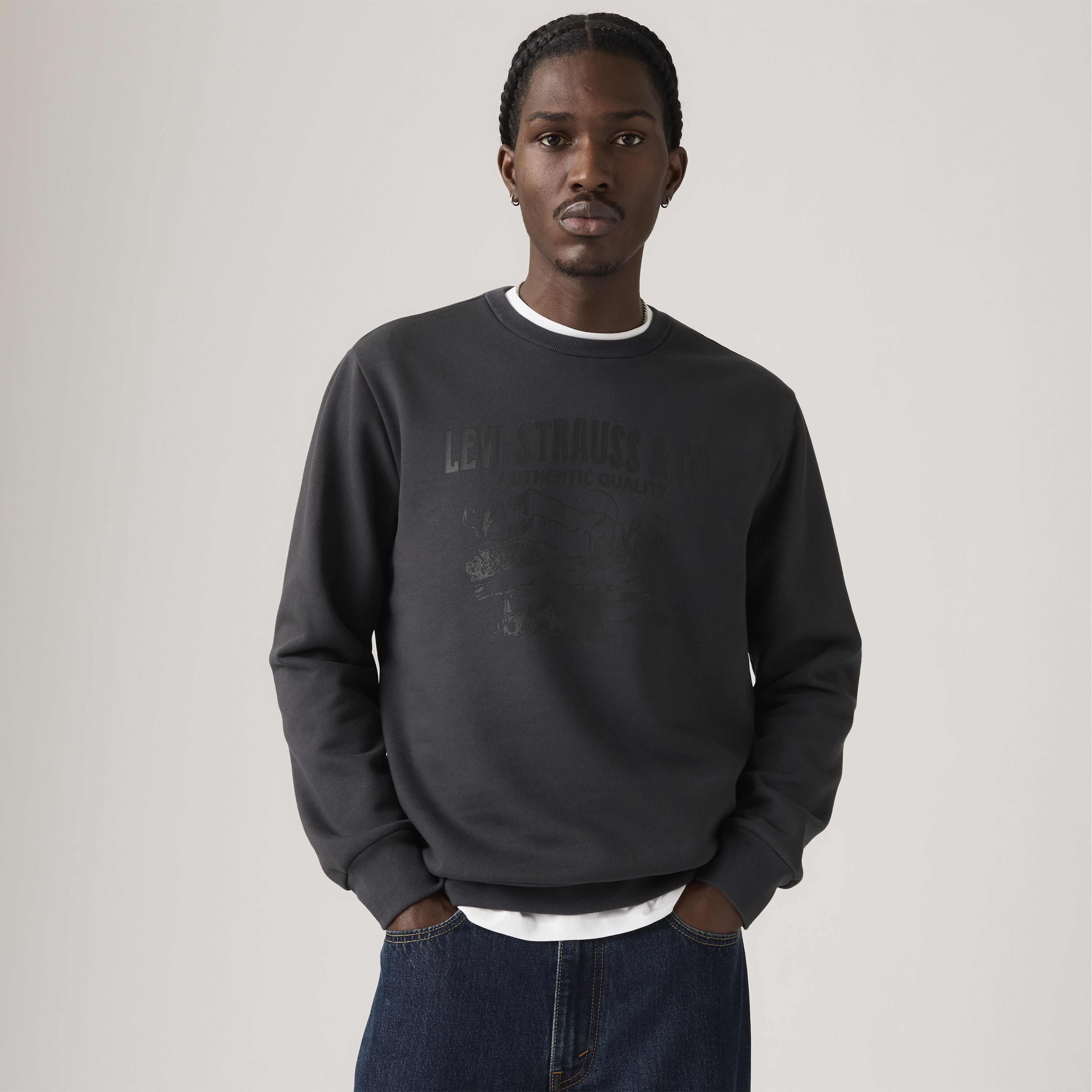 Standard Graphic Crewneck Sweatshirt 1