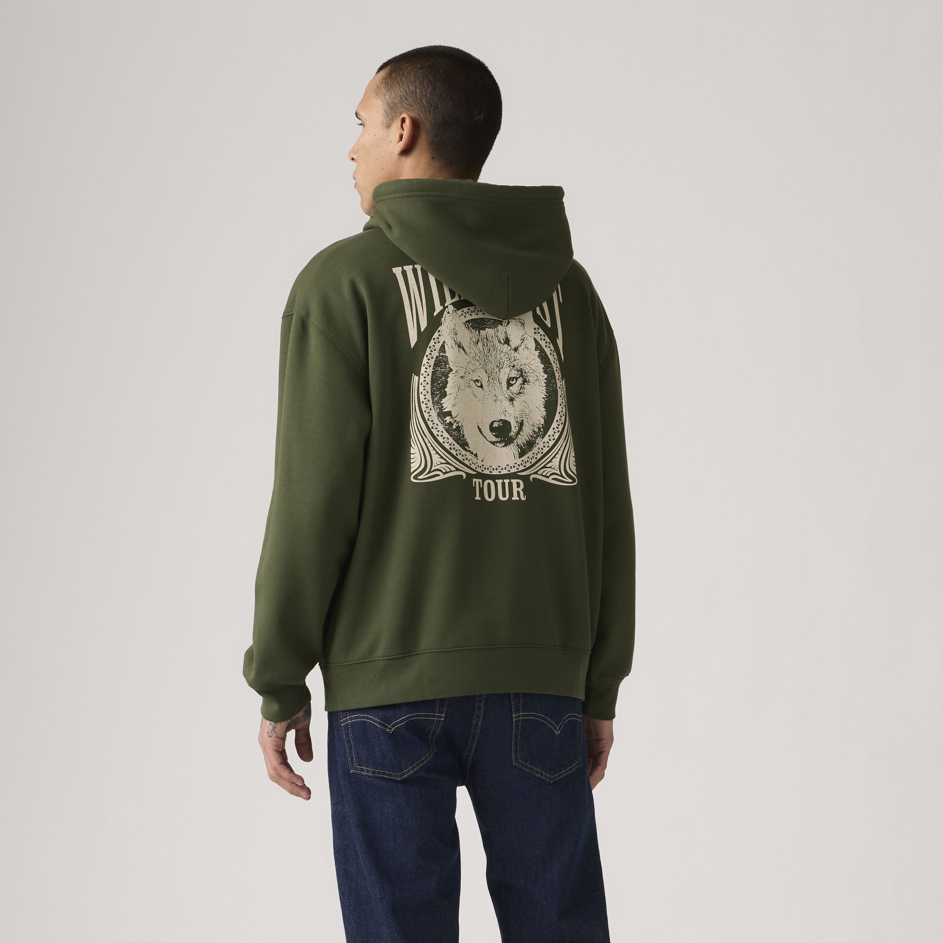 Relaxed Graphic Hoodie Sweatshirt