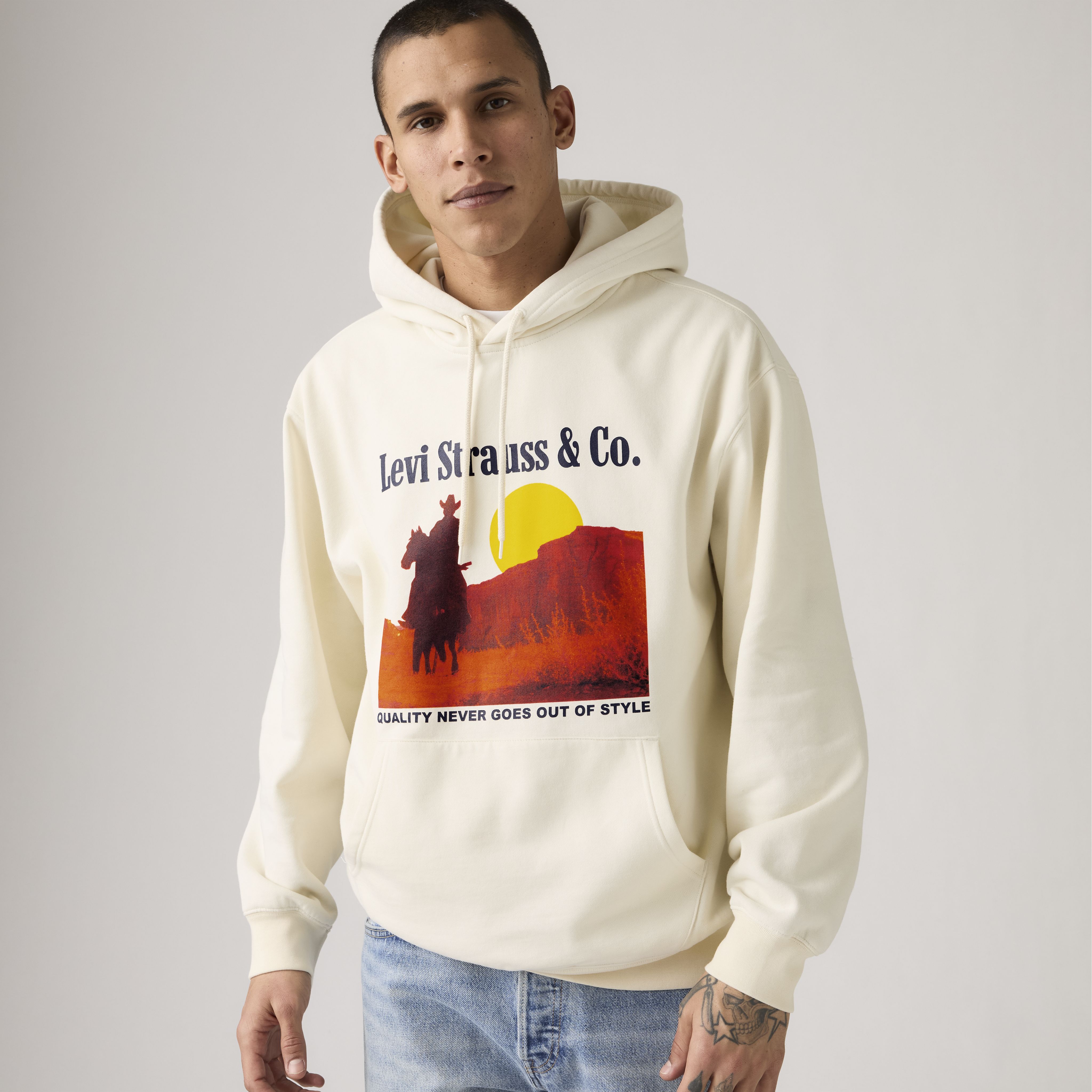 Relaxed Graphic Hoodie Sweatshirt 1