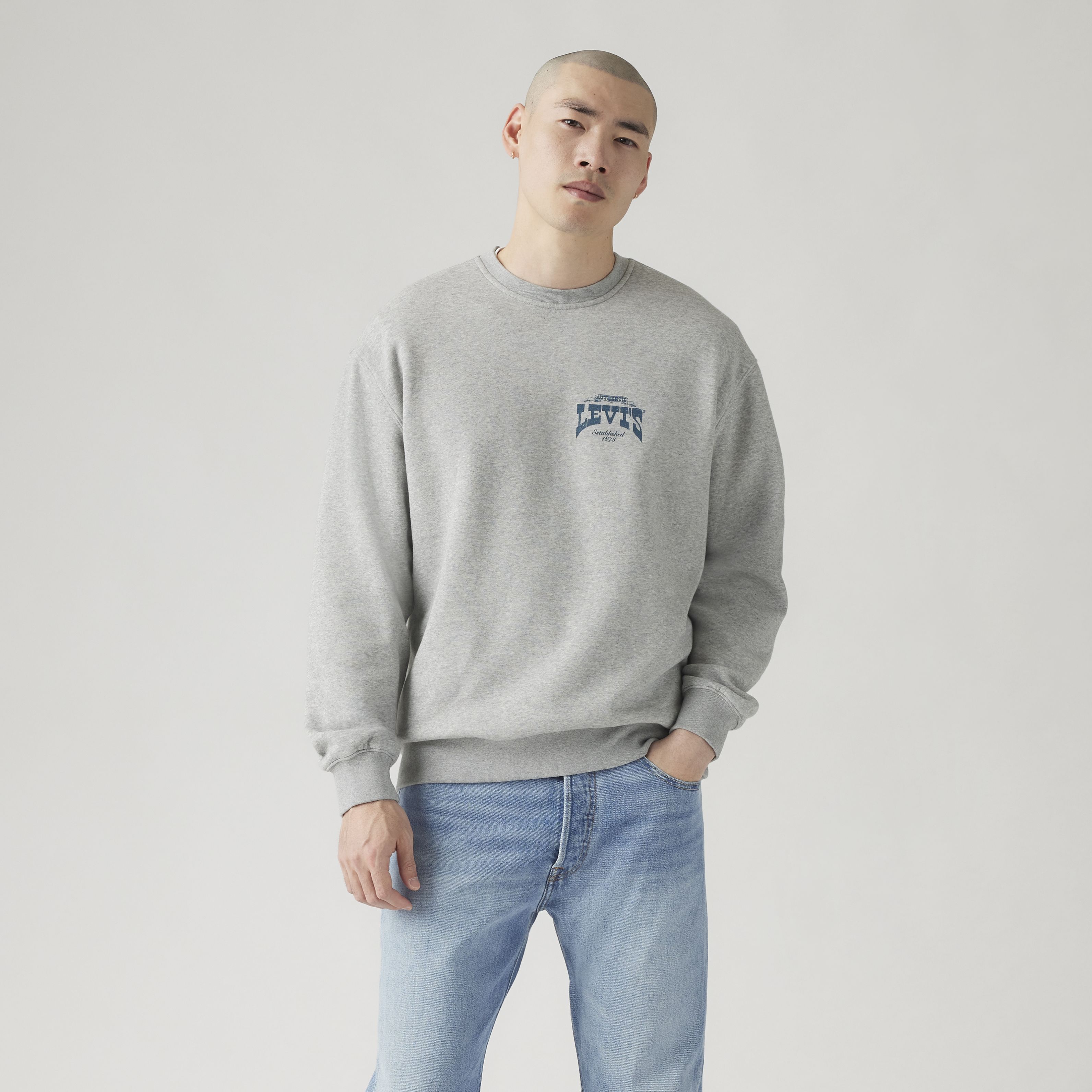 Relaxed Graphic Crewneck Sweatshirt 3