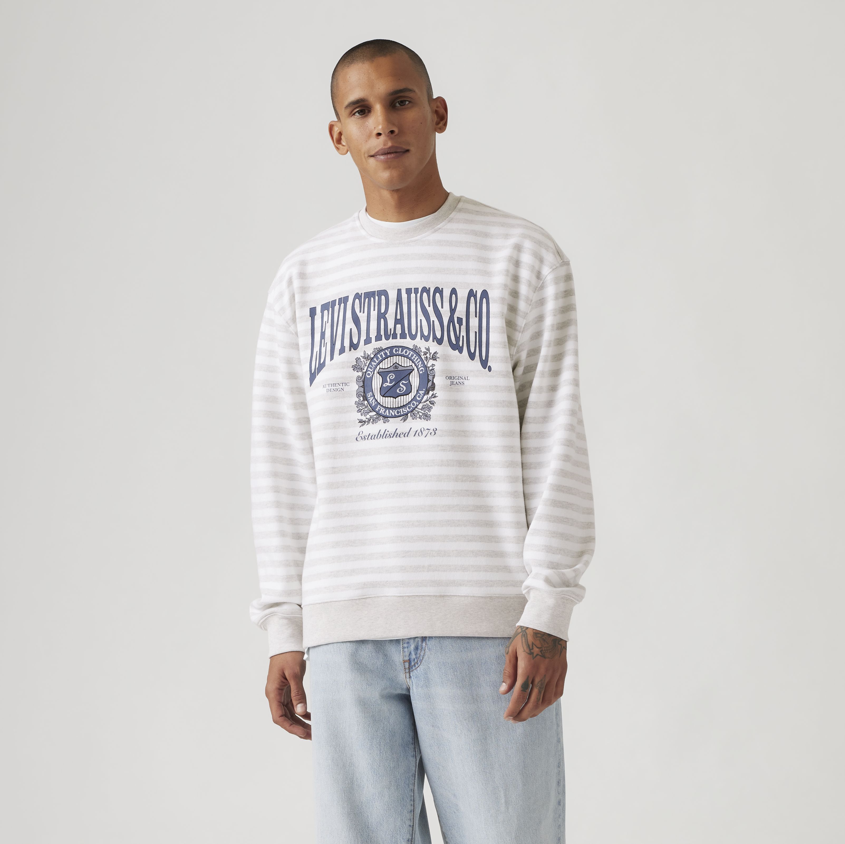 Relaxed Graphic Crewneck Sweatshirt 3