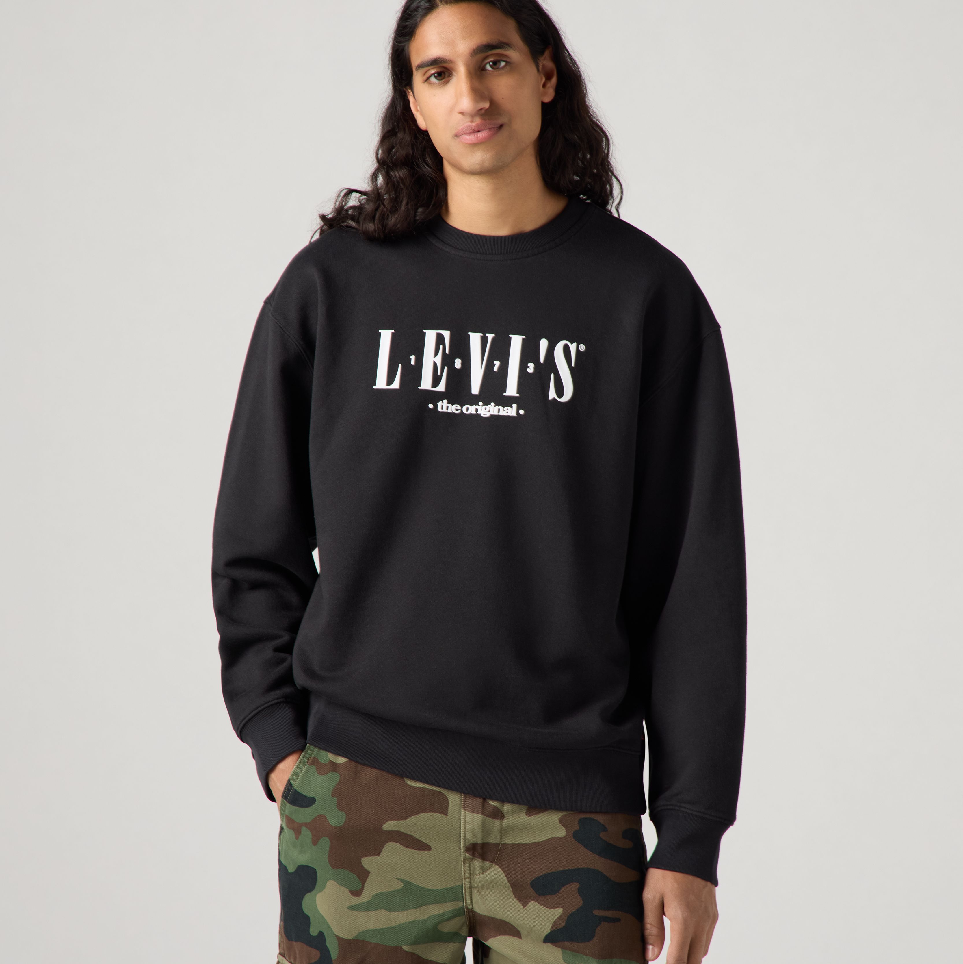 Relaxed Graphic Crewneck Sweatshirt 1