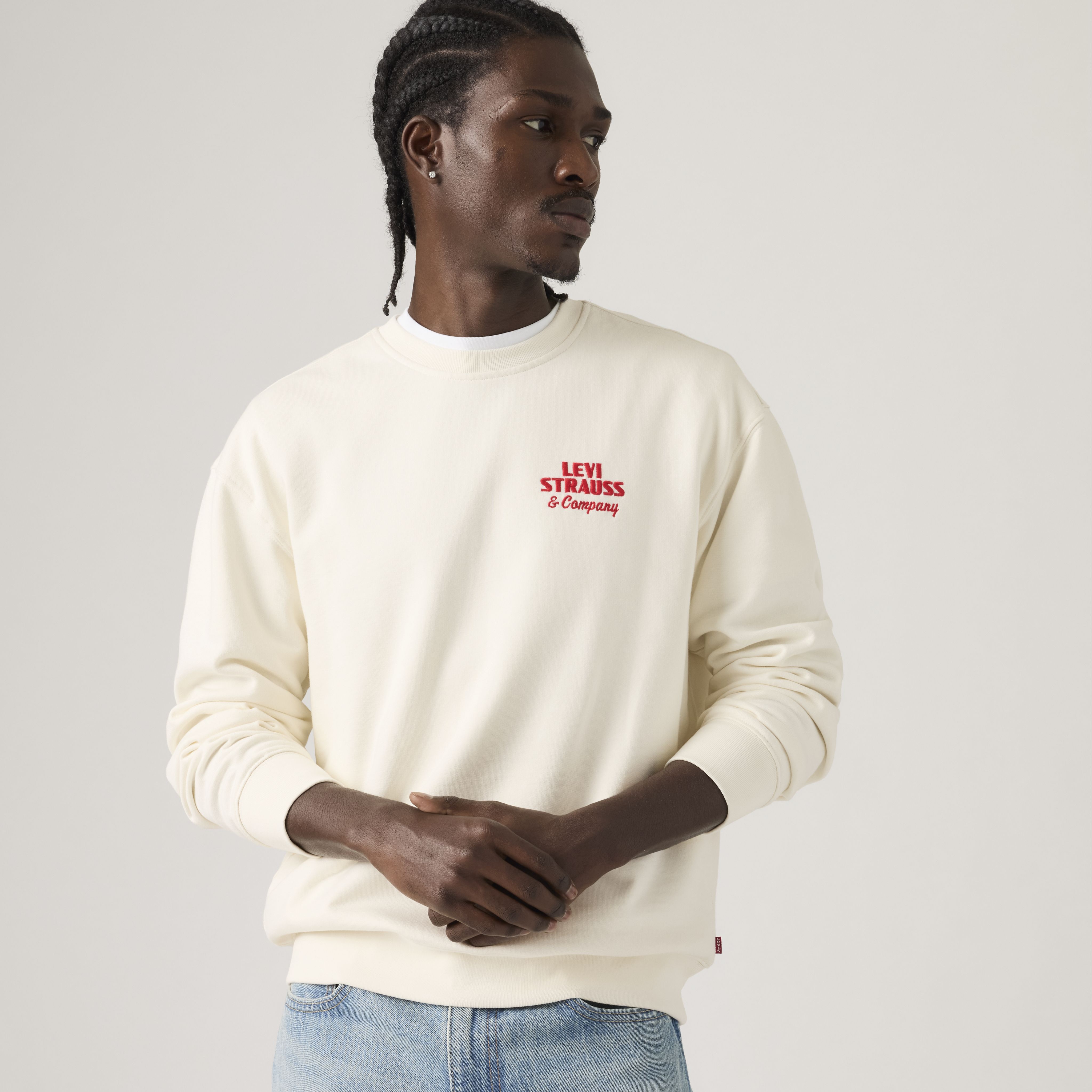 Relaxed Graphic Crewneck Sweatshirt 1