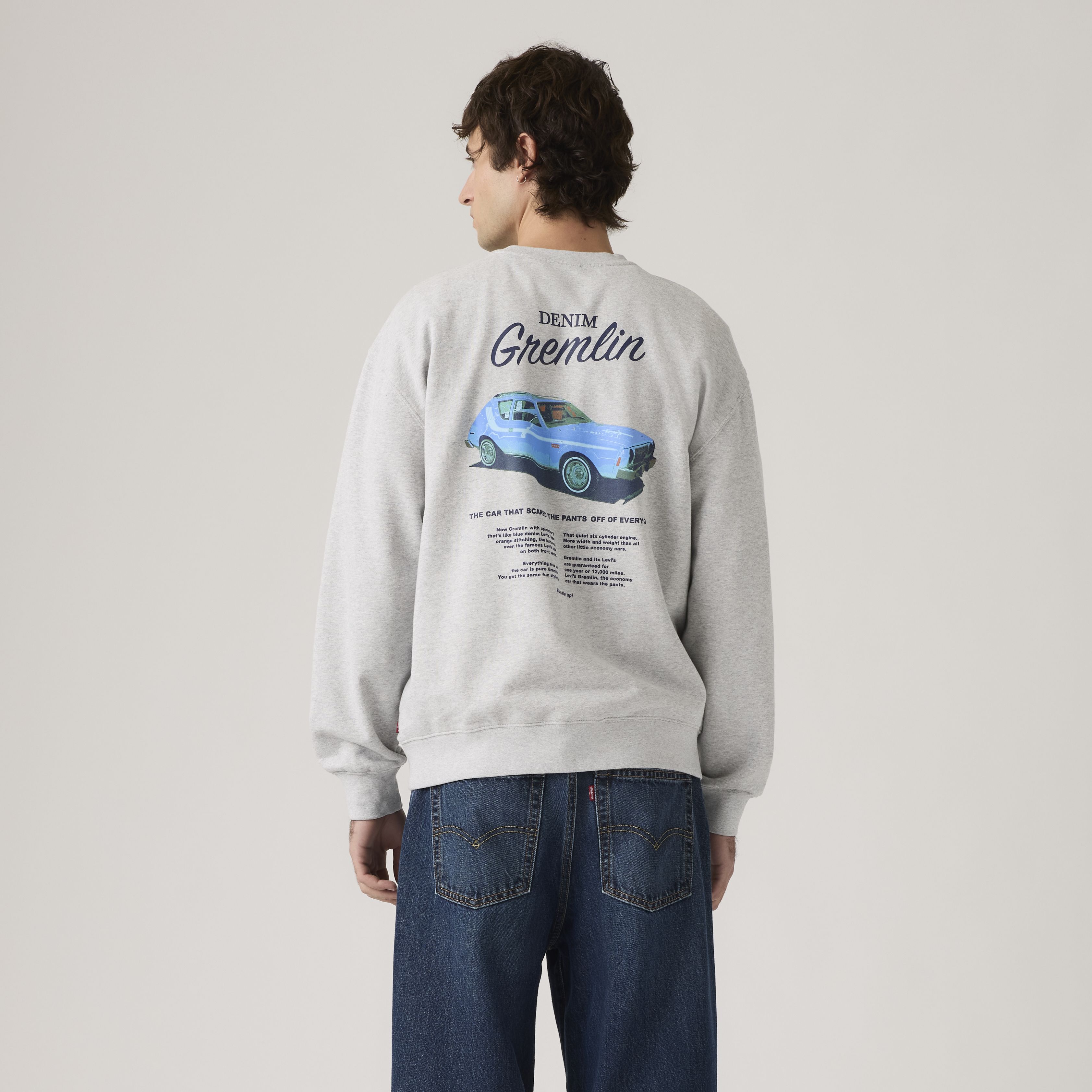 Relaxed Graphic Crewneck Sweatshirt 4