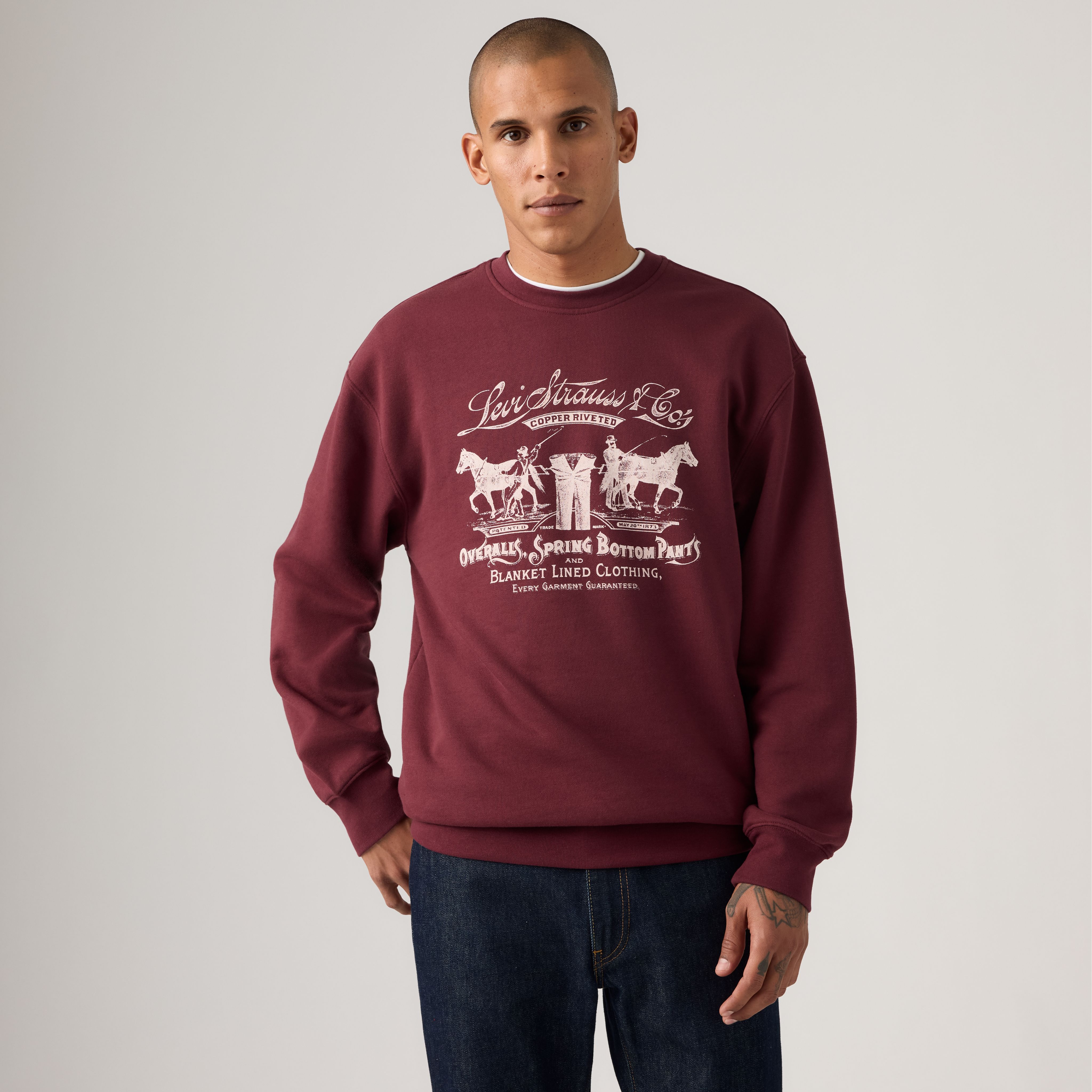 Relaxed Graphic Crewneck Sweatshirt 11