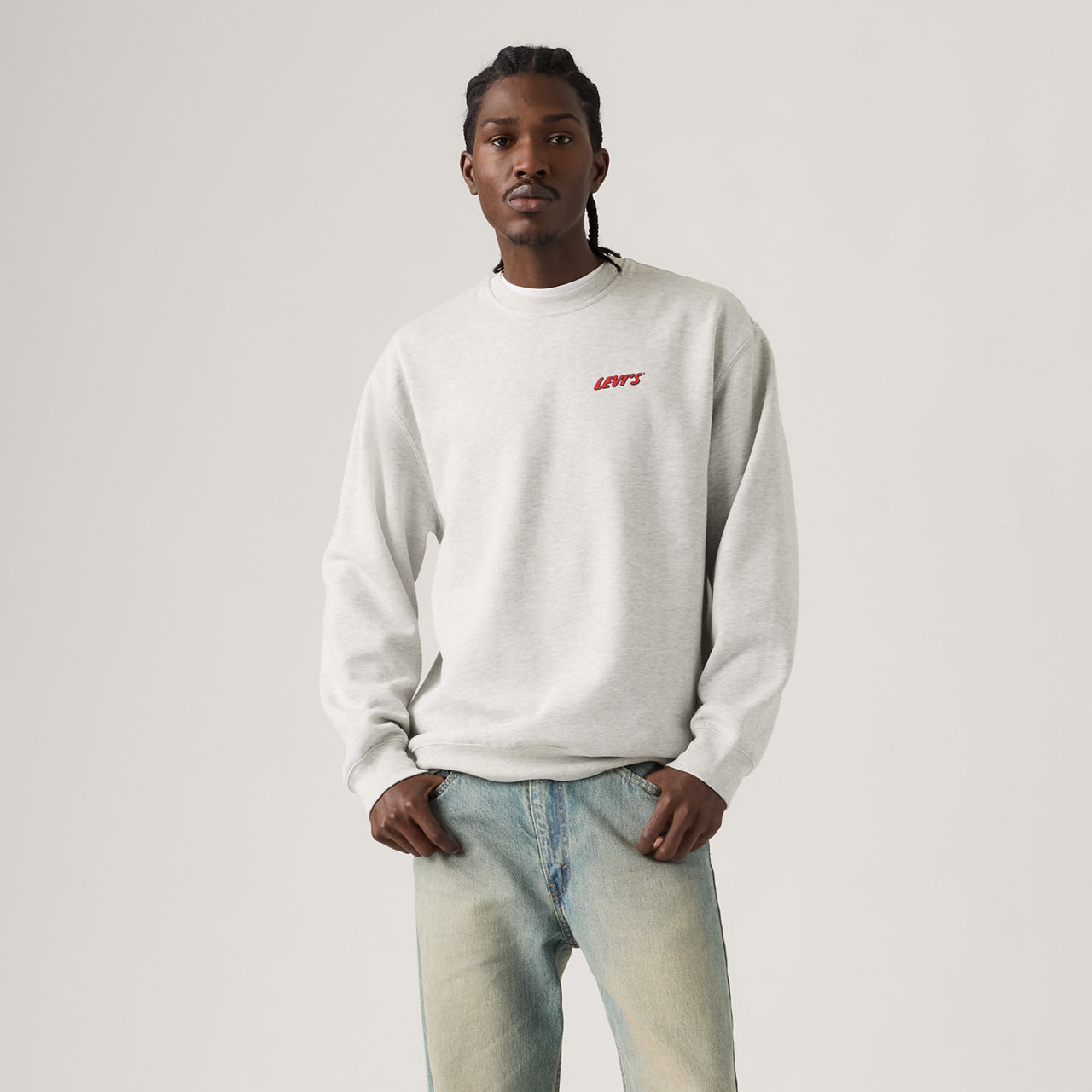 Relaxed Graphic Crewneck Sweatshirt 9