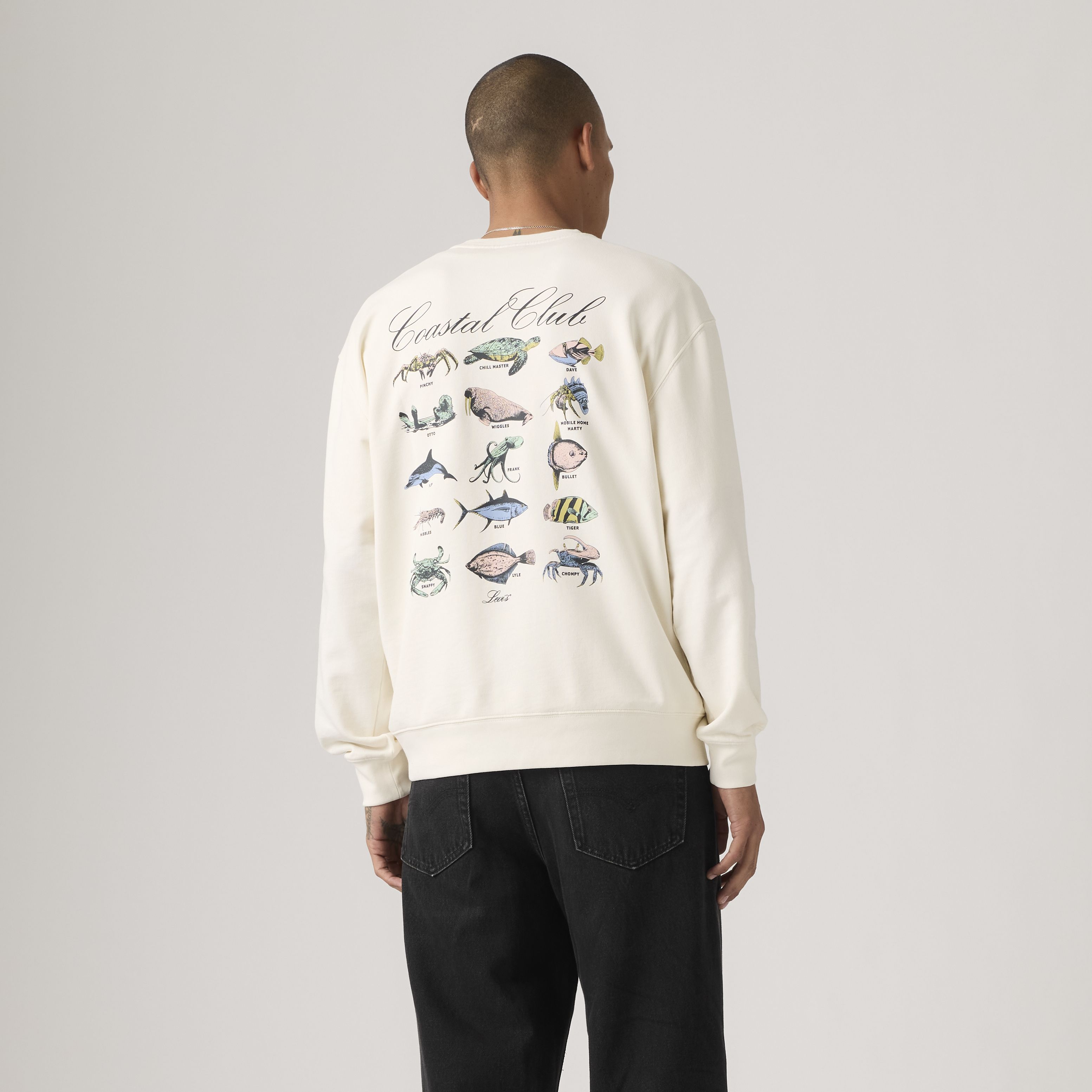 Relaxed Graphic Crewneck Sweatshirt 4