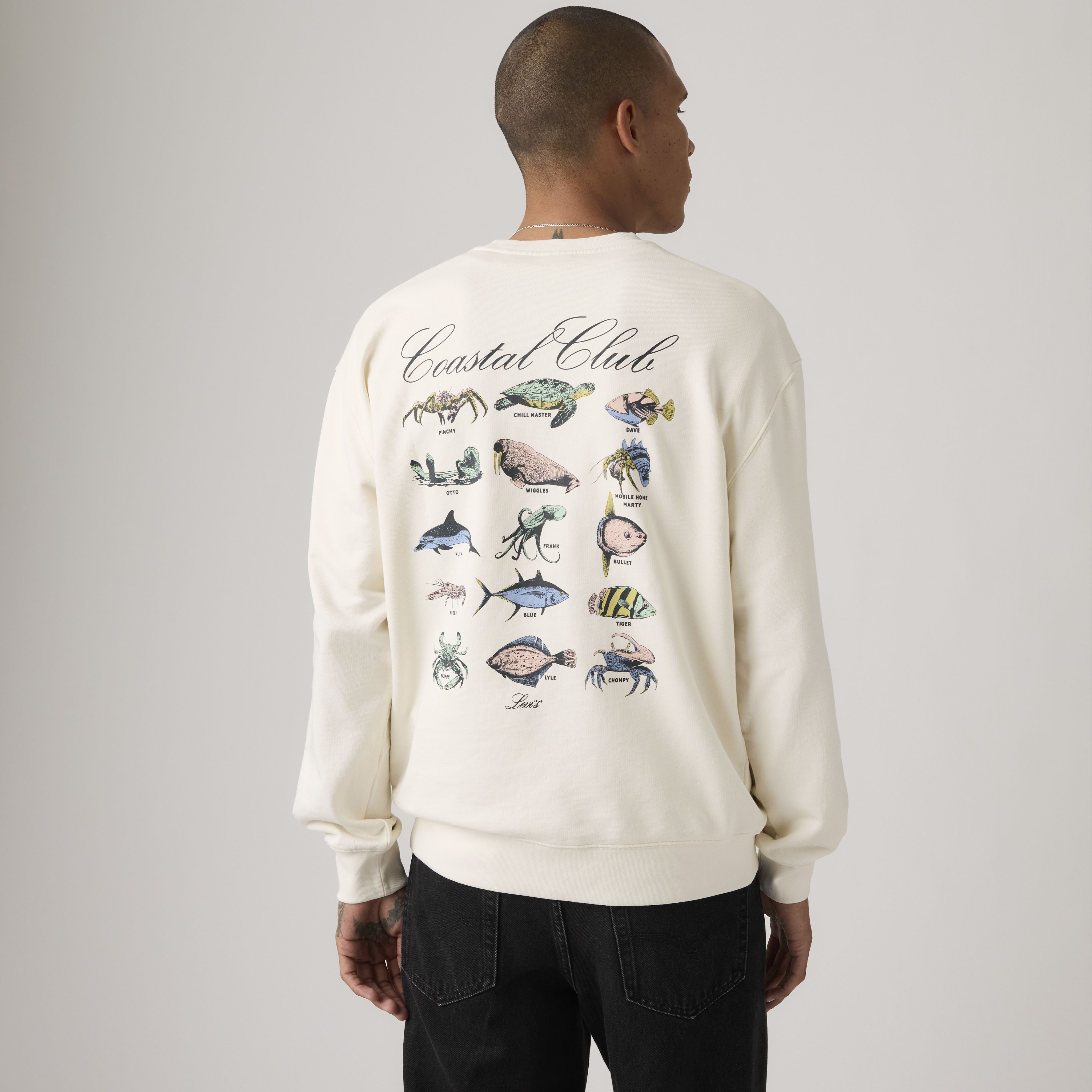 Relaxed Graphic Crewneck Sweatshirt 9