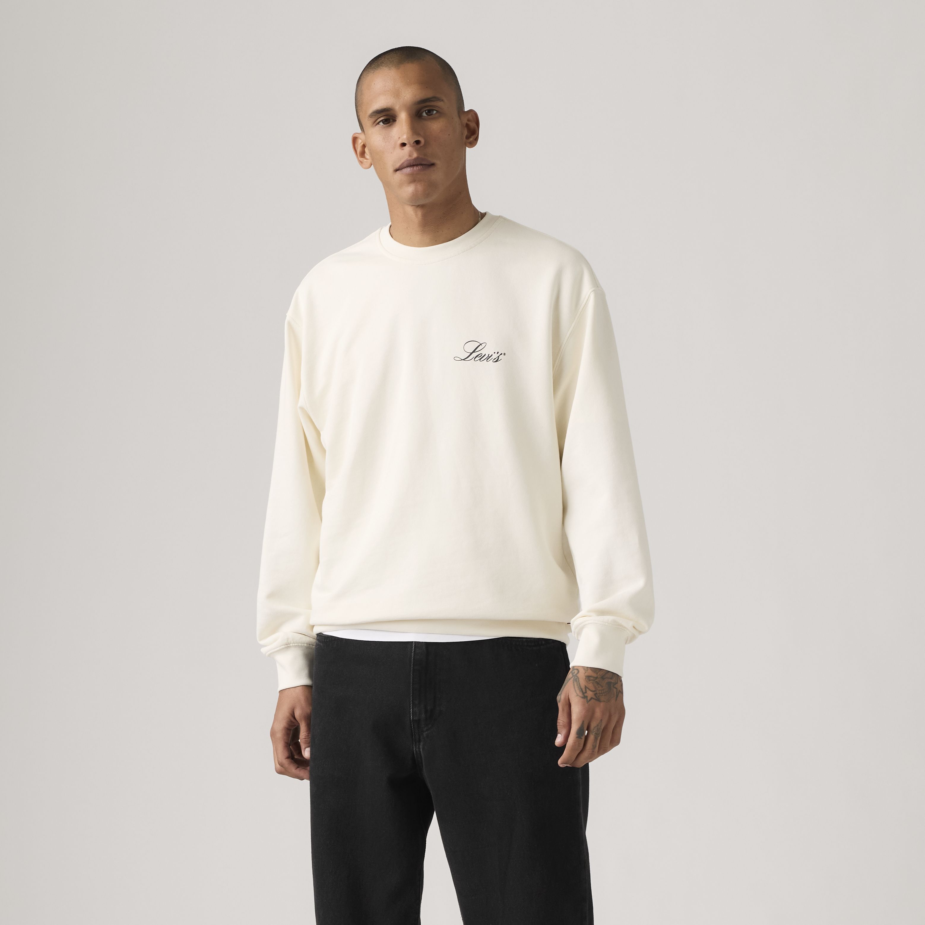 Relaxed Graphic Crewneck Sweatshirt 8