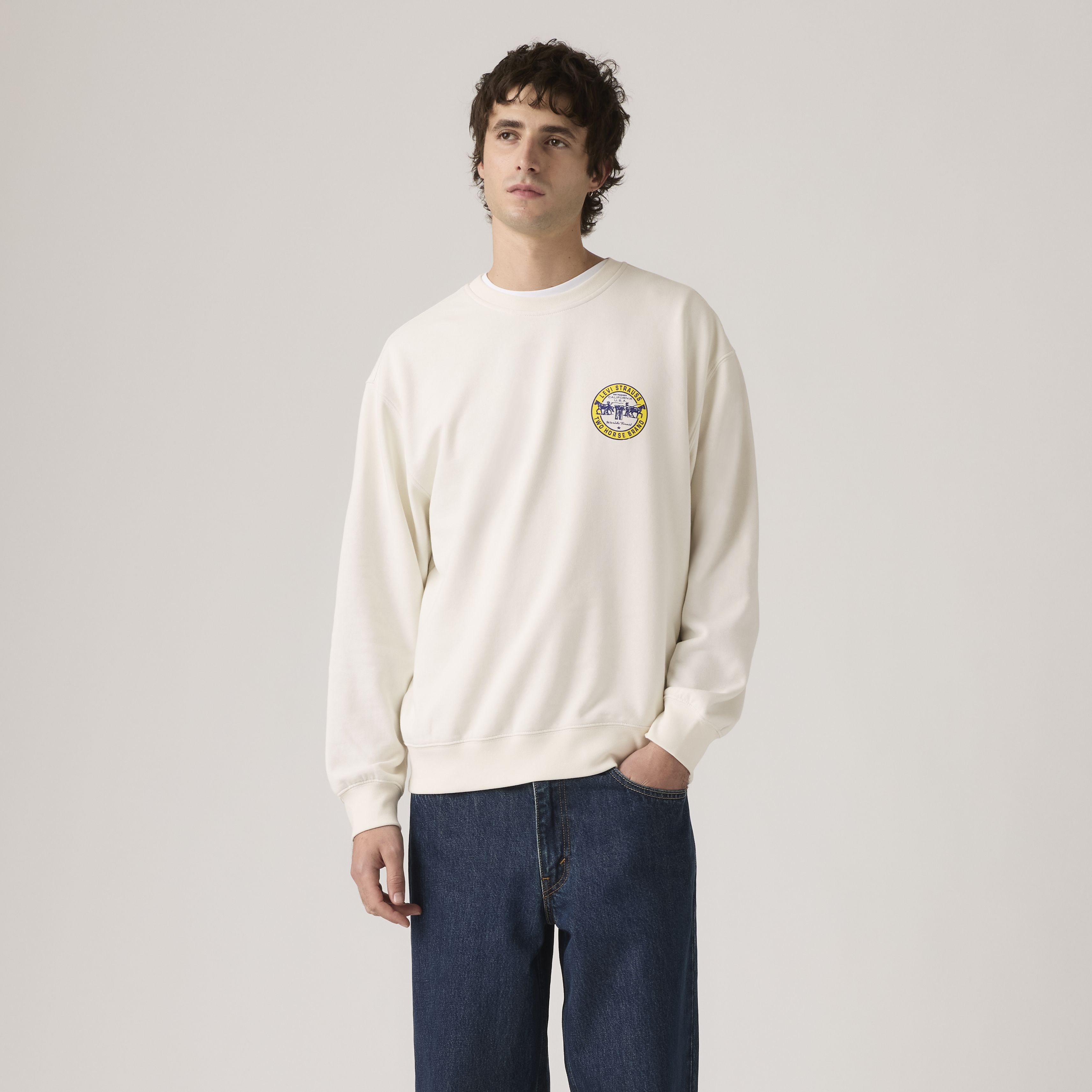 Relaxed Graphic Crewneck Sweatshirt 3