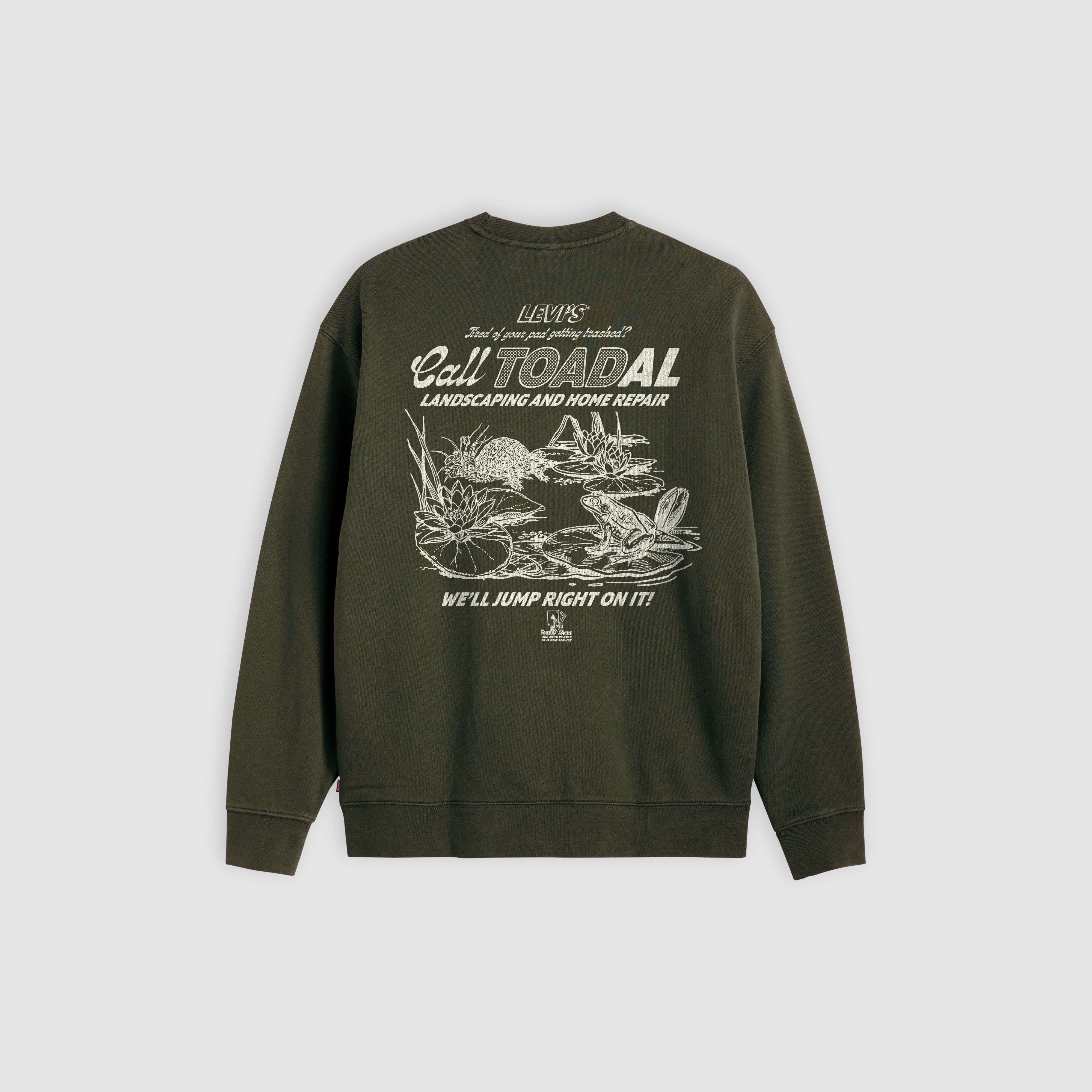 Relaxed Graphic Crewneck Sweatshirt 6